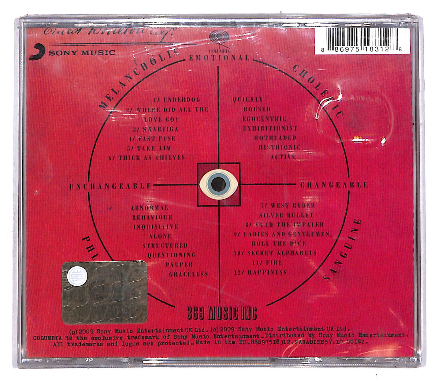EBOND Kasabian - West Ryder Pauper Lunatic Asylum CD CD109538