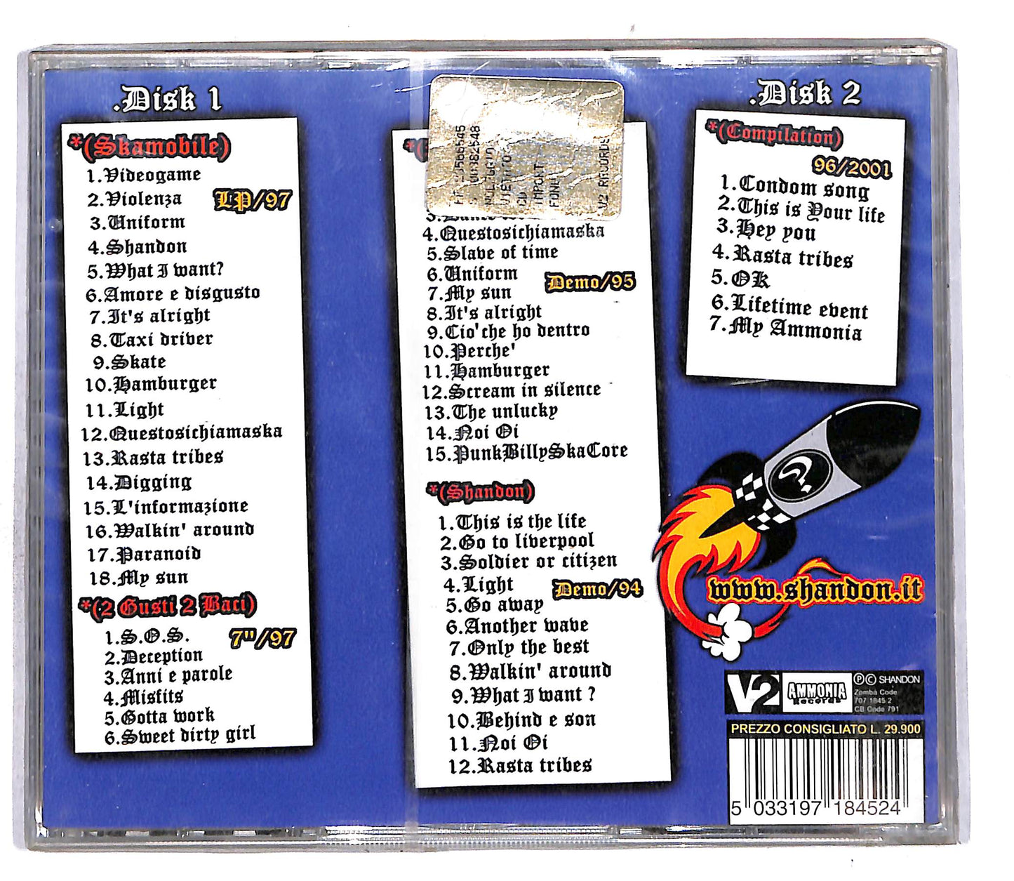 EBOND Shandon - Punk.Billy.Ska.Core CD CD109542