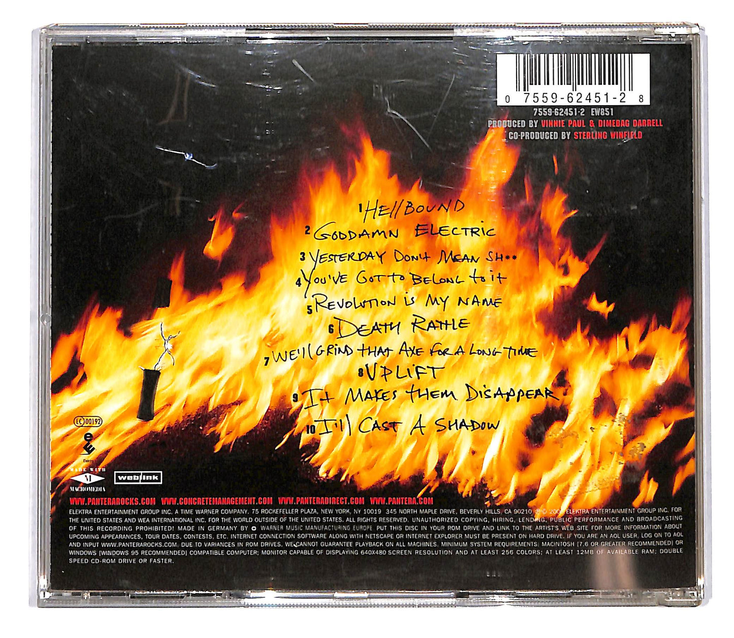 EBOND Pantera - Reinventing The Steel CD CD109613