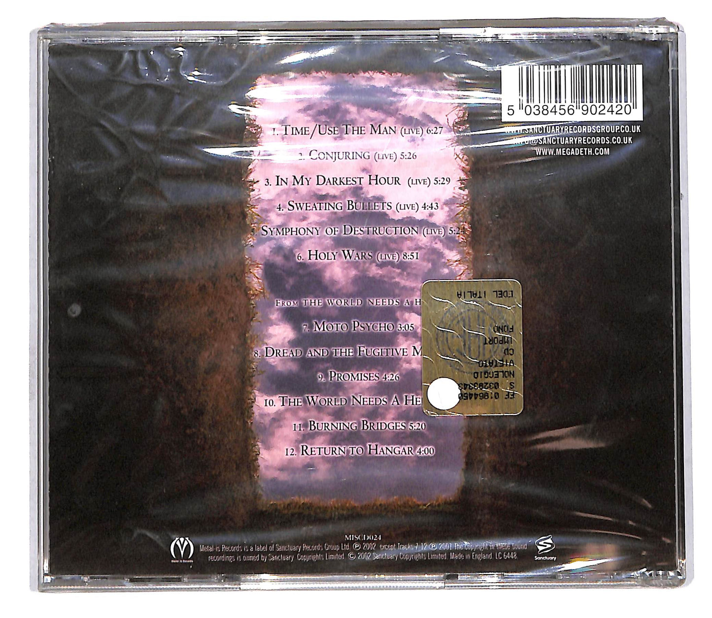 EBOND Megadeth - Still, Alive... And Well? CD CD109631