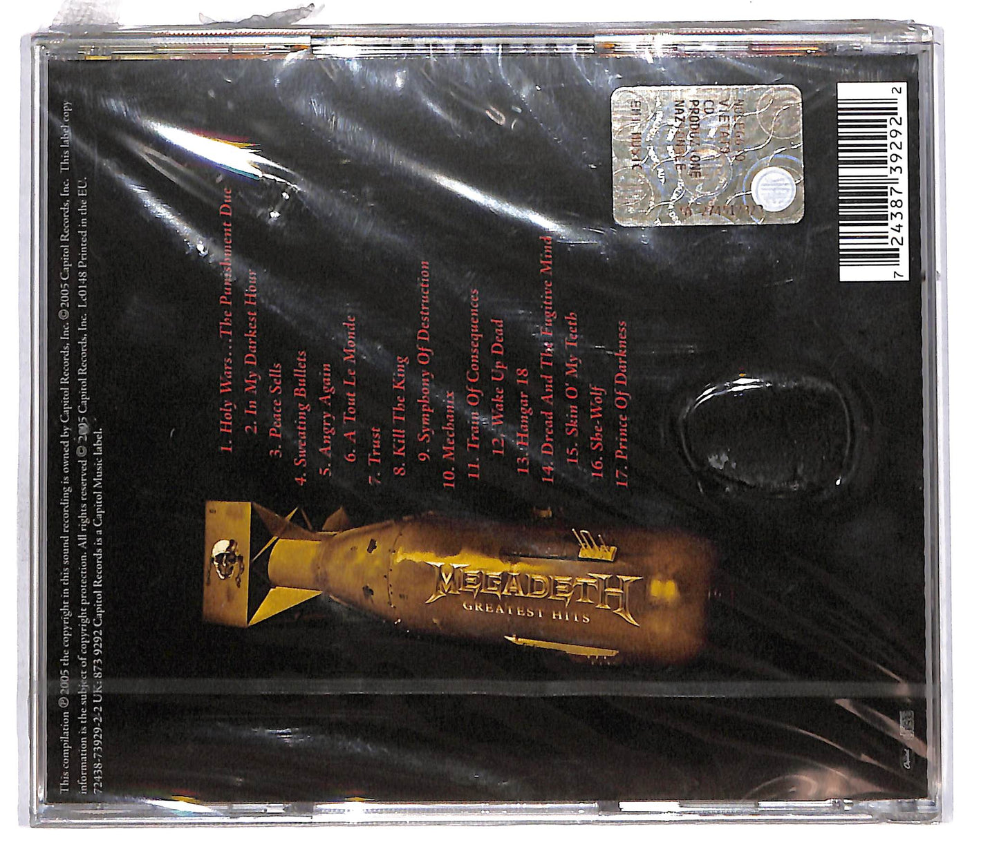 EBOND Megadeth - Greatest Hits: Back To The Start CD CD109634