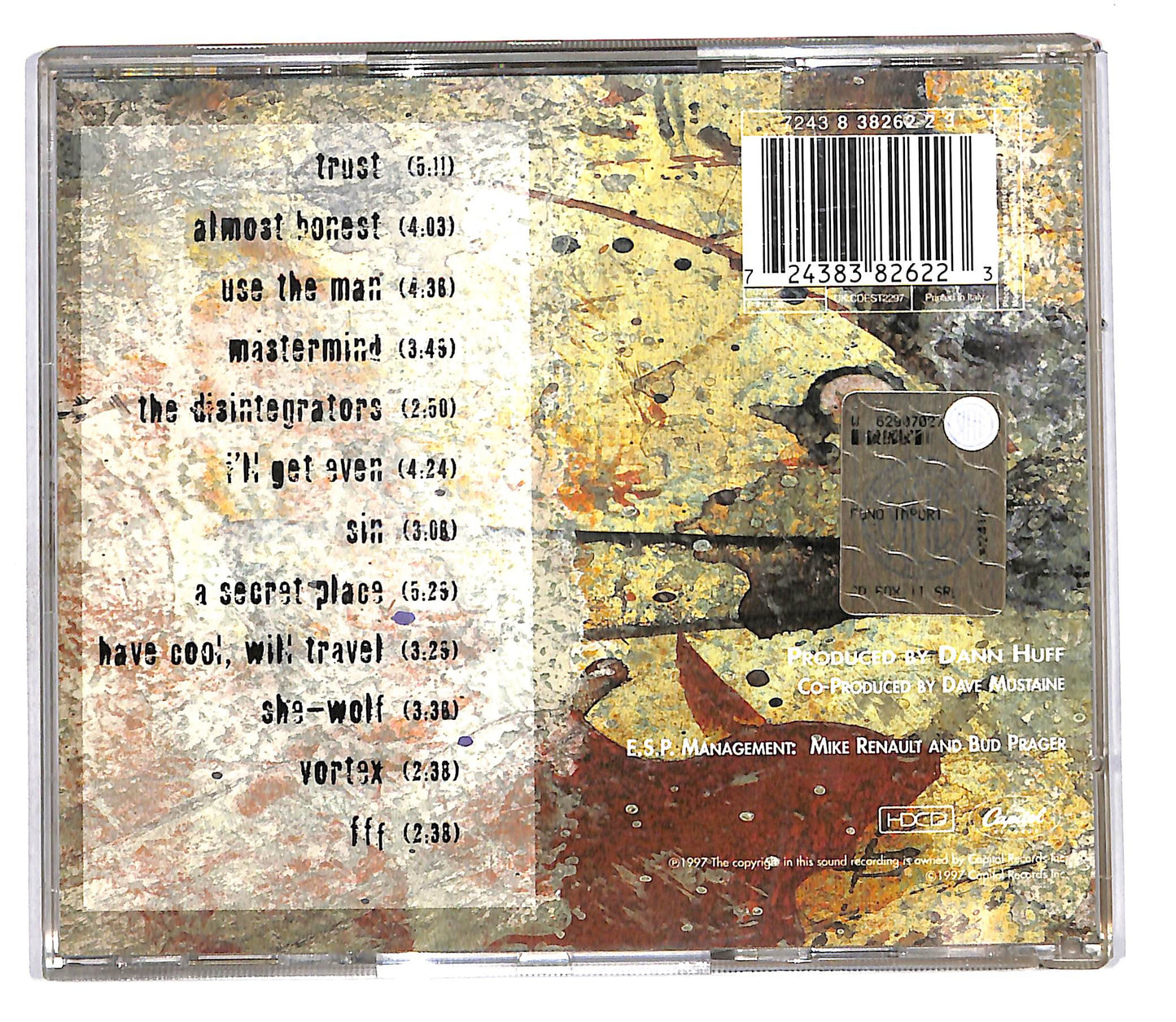 EBOND Megadeth - Cryptic Writings CD CD109635