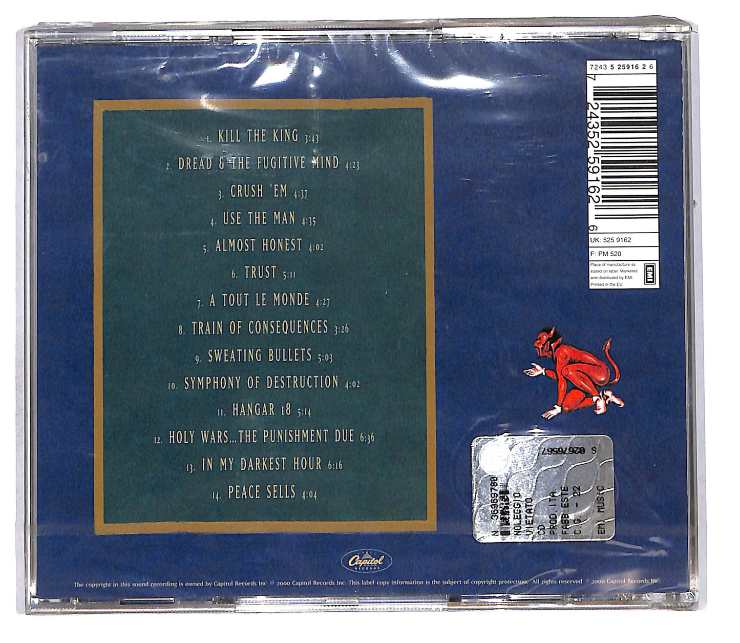 EBOND Megadeth - Capitol Punishment CD CD109636