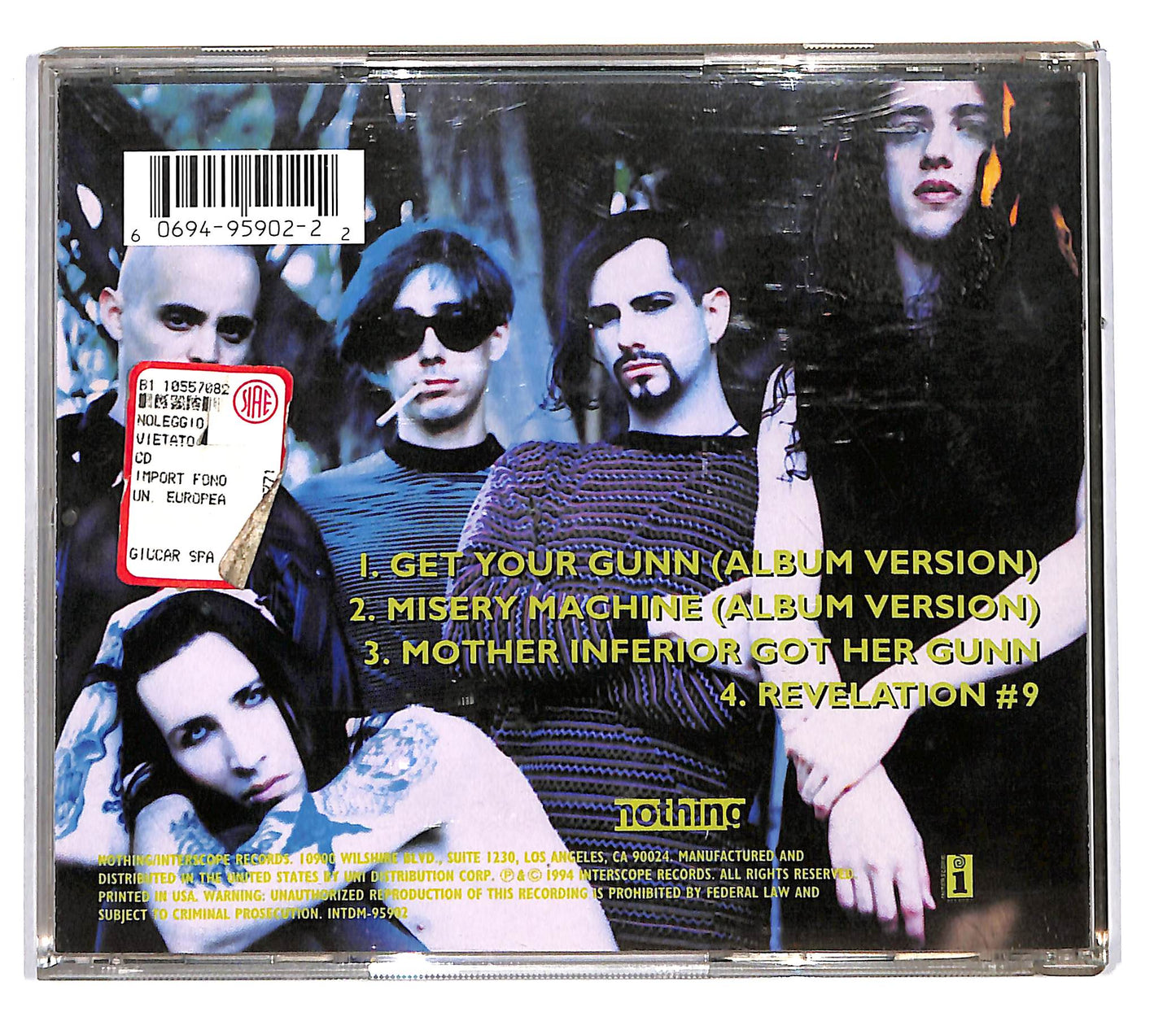 EBOND Marilyn Manson - Get Your Gunn CD CD109638