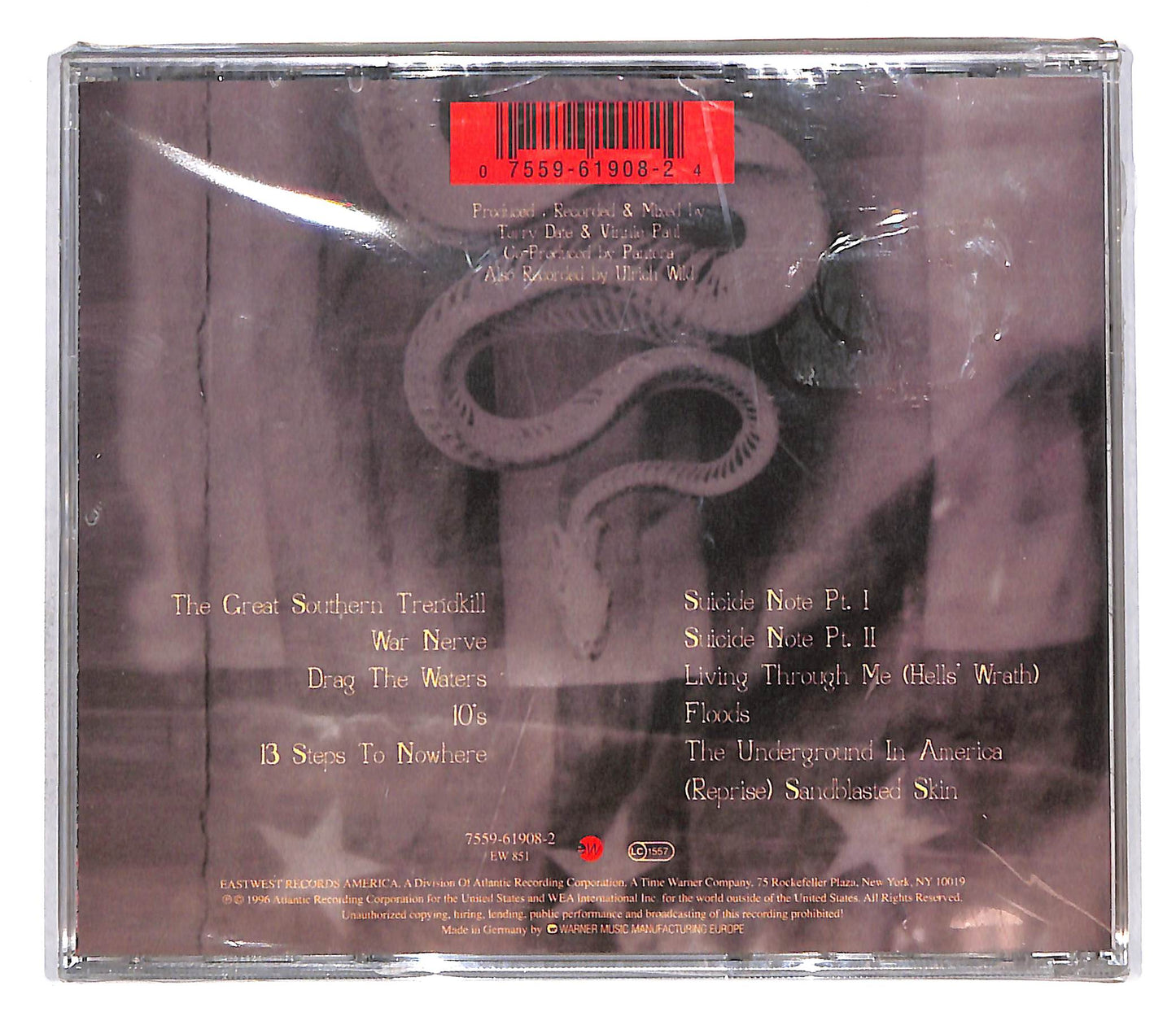 EBOND Pantera - The Great Southern Trendkill CD CD109651