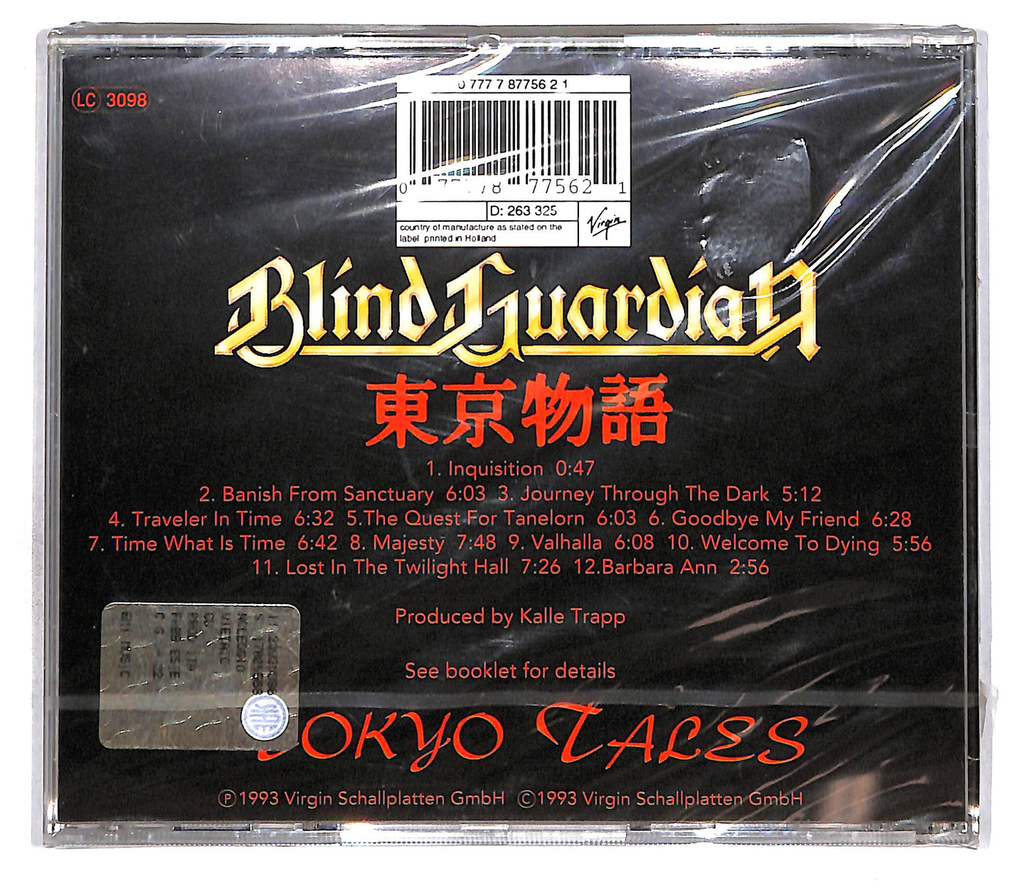 EBOND Blind Guardian - Tokyo Tales CD CD109660