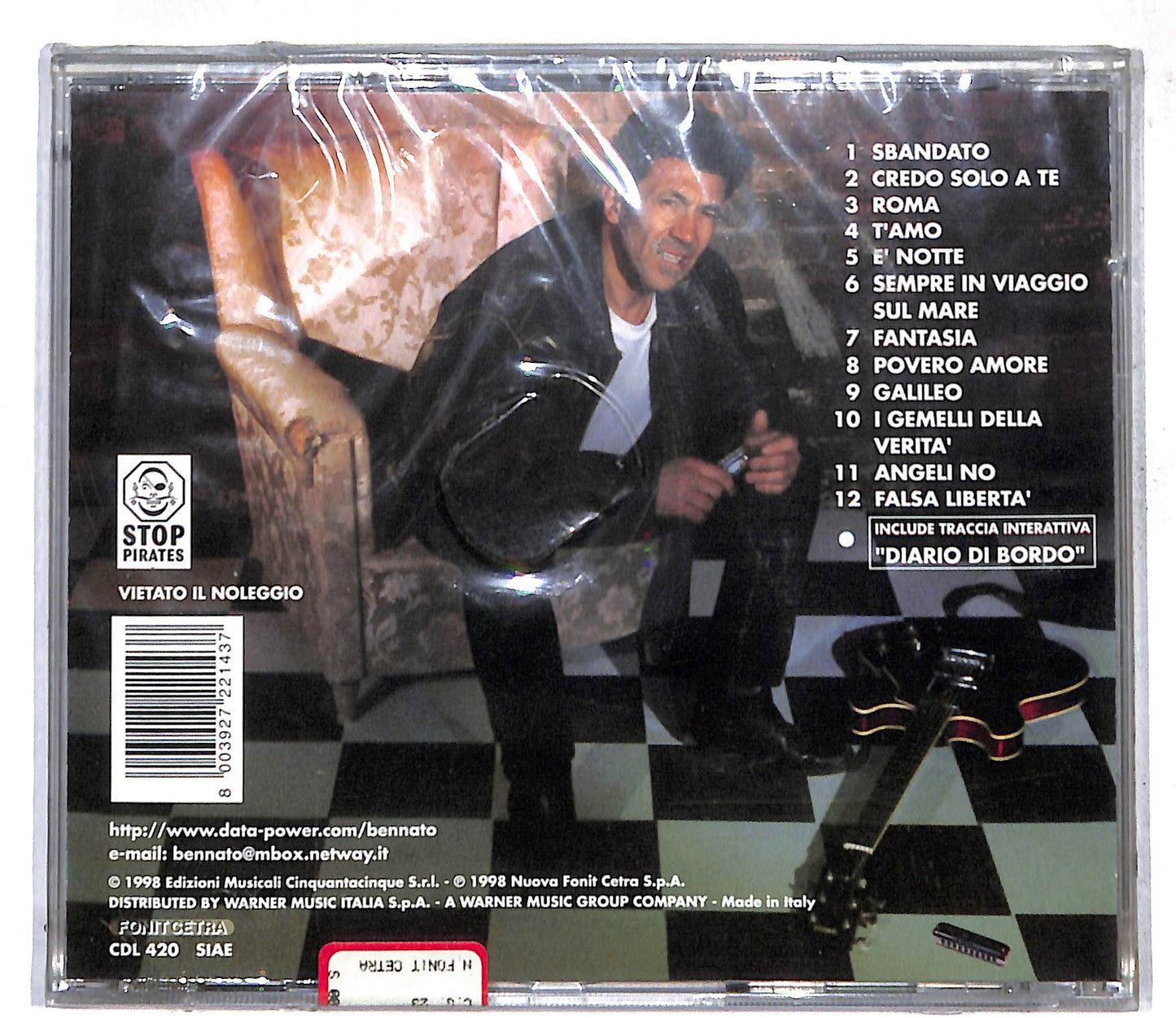 EBOND Edoardo Bennato - Sbandato CD CD109706