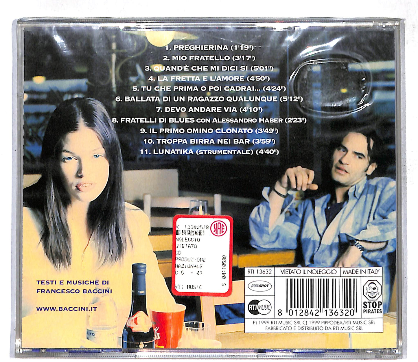 EBOND Francesco Baccini - Nostra Signora Degli Autogrill CD CD109729