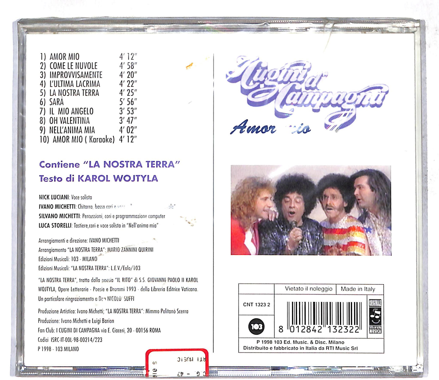 EBOND I Cugini Di Campagna - Amor Mio CD CD109739