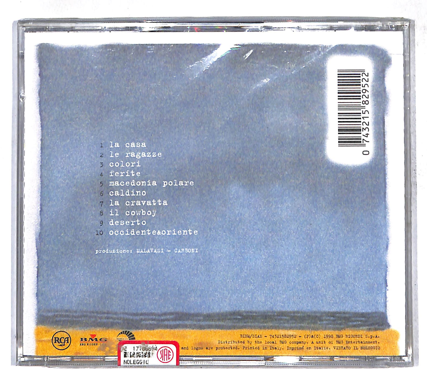 EBOND Carboni - Carovana CD CD109748