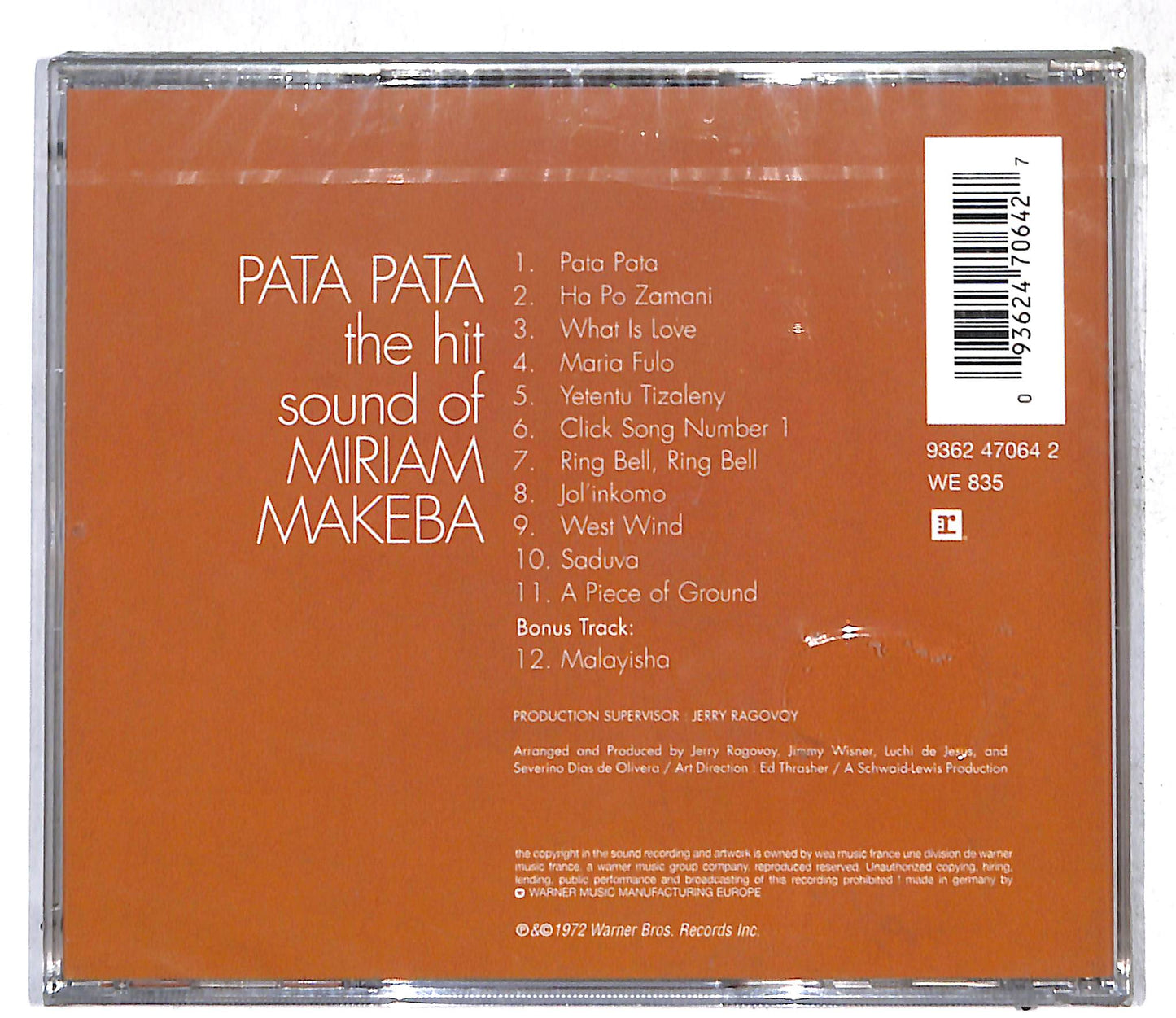 EBOND Miriam Makeba - Pata Pata CD CD109813