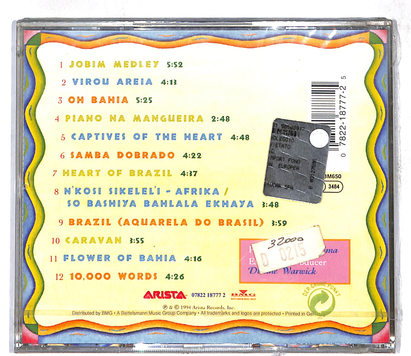 EBOND Dionne Warwick - Aquarela Do Brasil CD CD109820