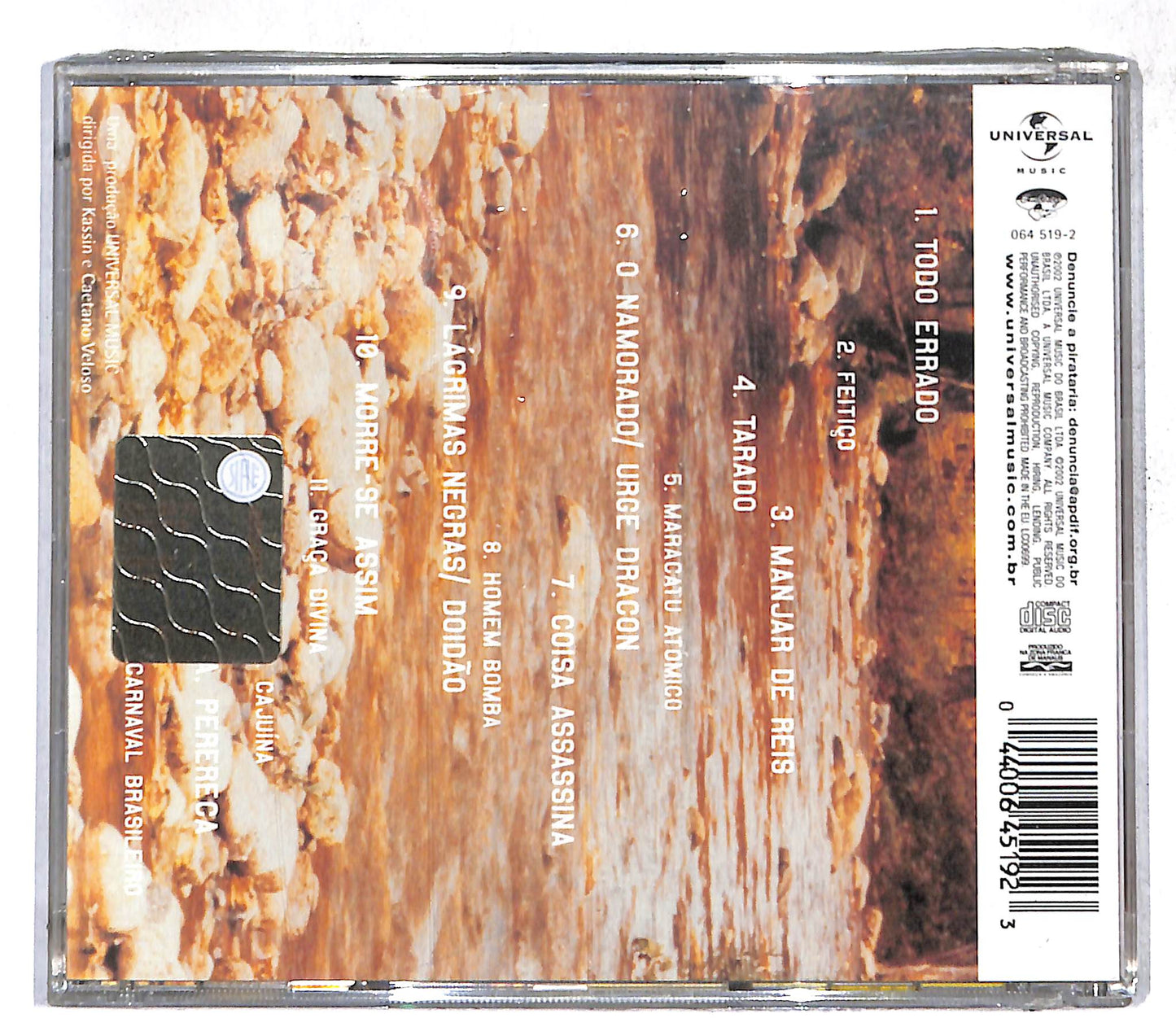 EBOND Caetano Veloso E Jorge Mautner - Eu Nao Peco Desculpa CD CD109839