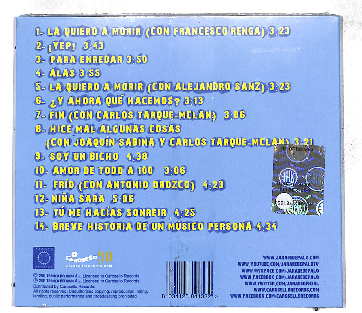 EBOND Jarabe De Palo - Y Ahora Que Hacemos? CD CD109912