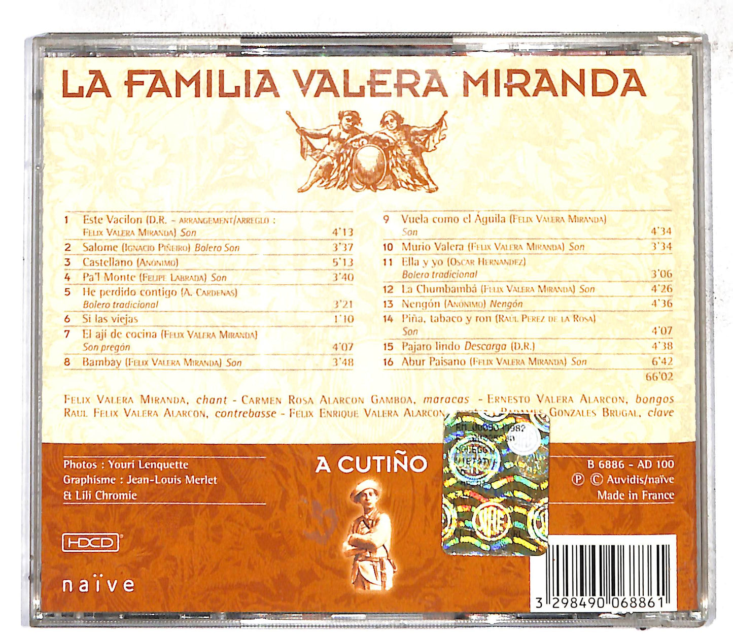 EBOND La Familia Valera Miranda - A Cutino CD CD109930