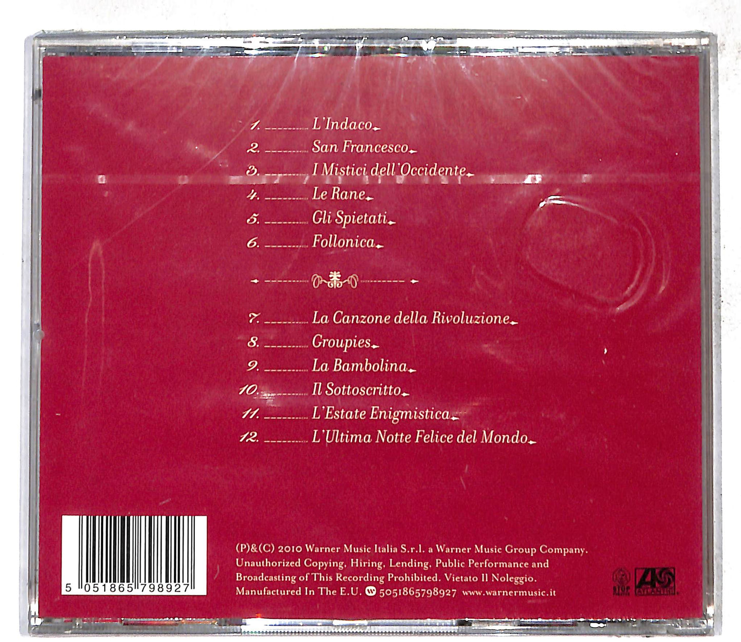 EBOND Baustelle - I Mistici Dell'Occidente CD CD109961