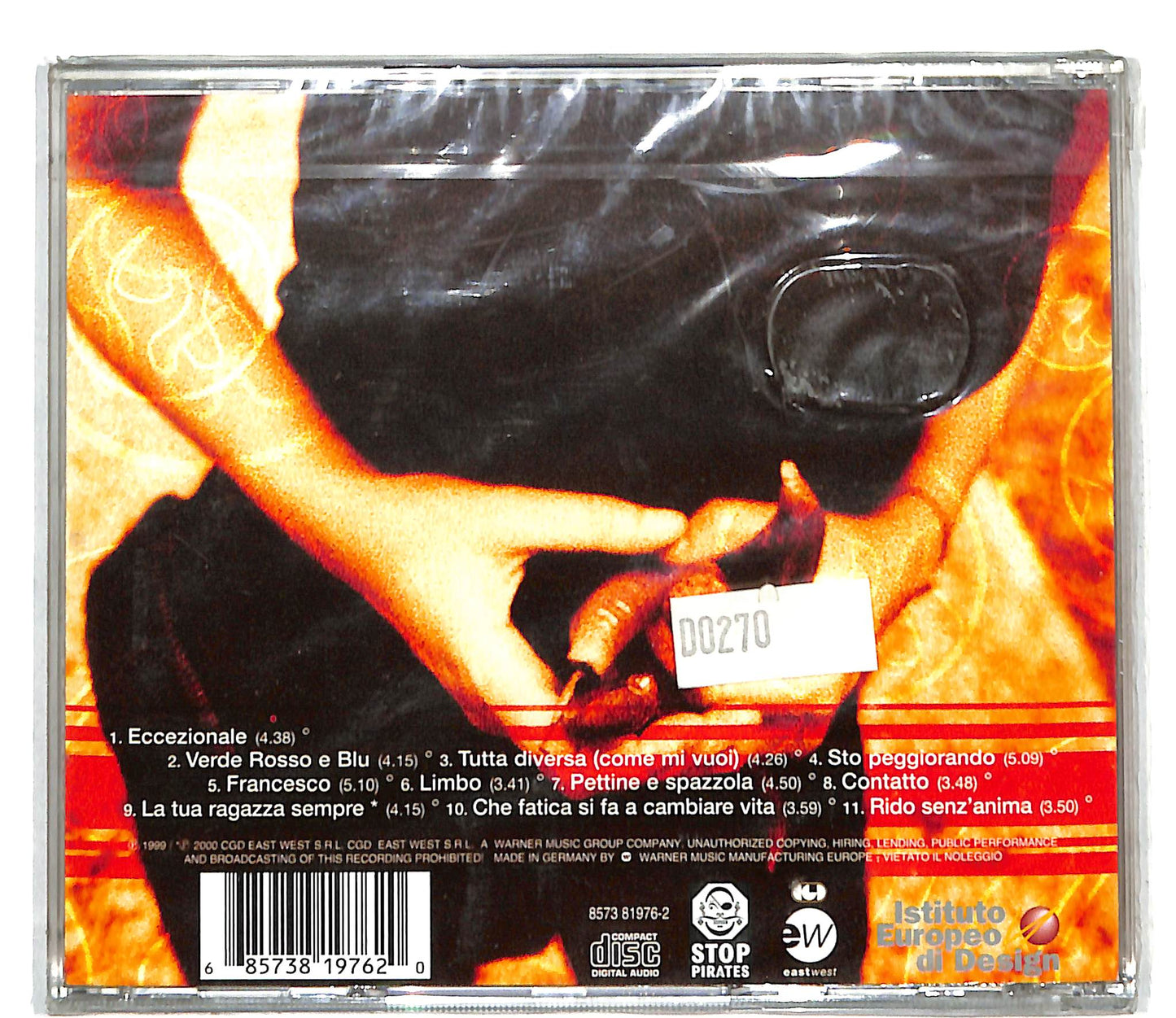 EBOND Irene Grandi - Verde Rosso E Blu CD CD110152