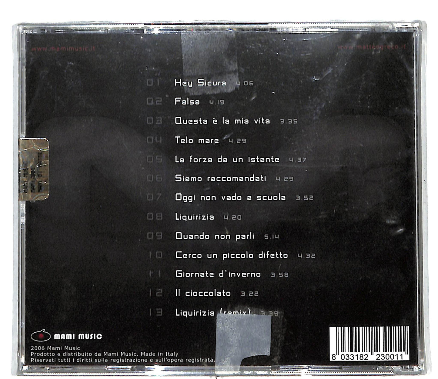 EBOND Matteo Greco - Giornate D'Inverno CD CD110220