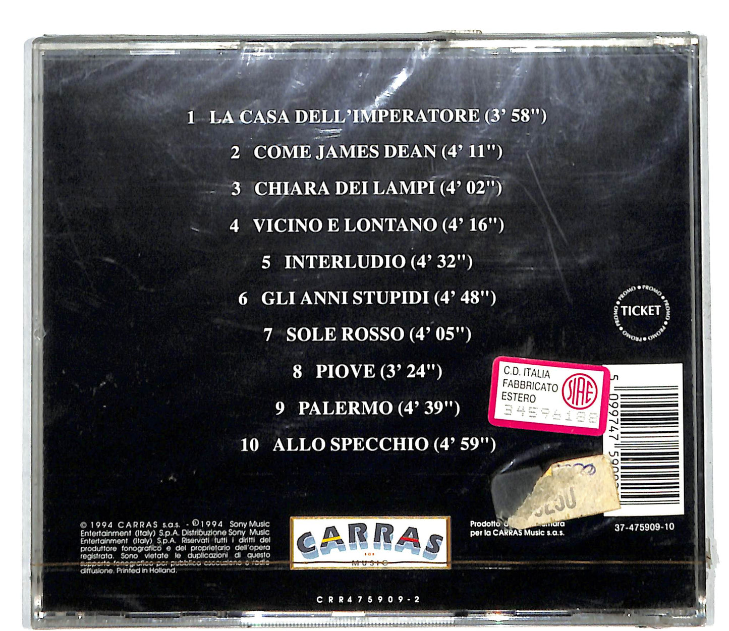 EBOND Formula 3 - La Casa Dell'imperatore CD CD110231