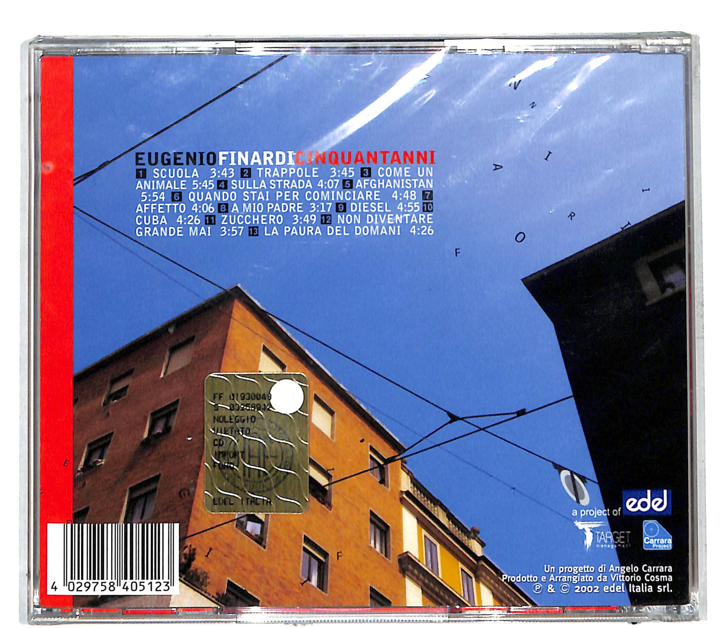 EBOND Eugenio Finardi - Cinquantanni CD CD110239
