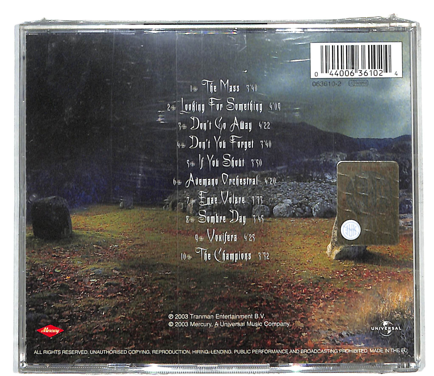 EBOND Era - The Mass CD CD110242