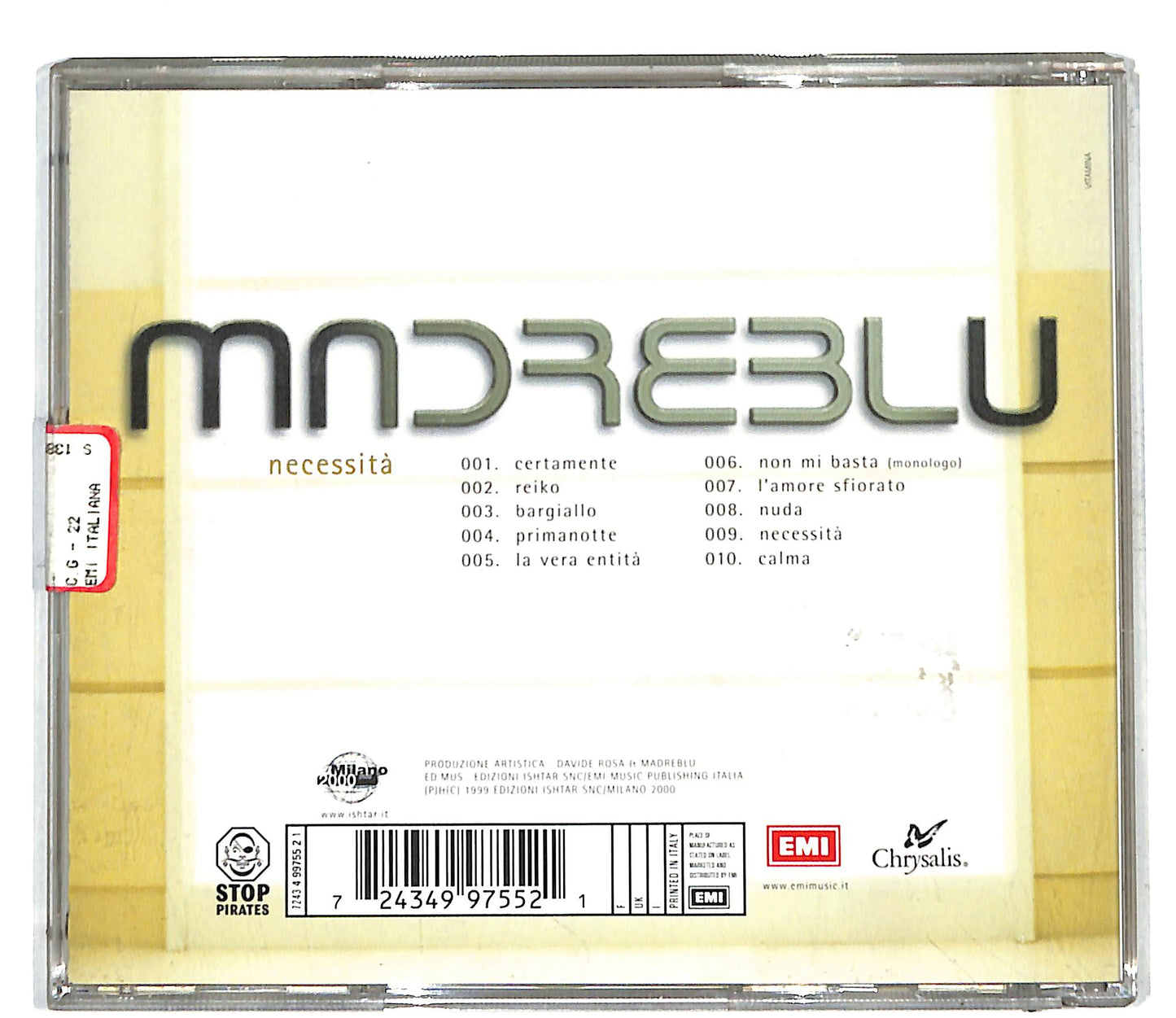 EBOND Madreblu - Necessita CD CD110256