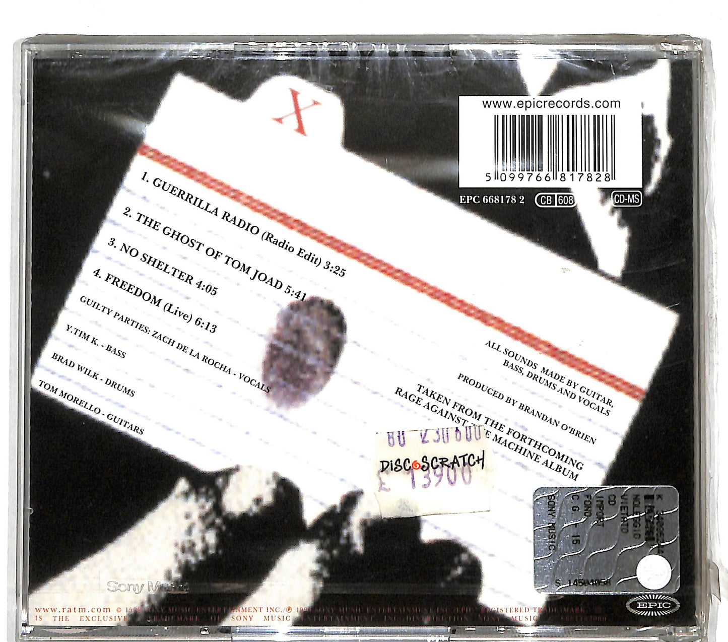 EBOND Rage Against The Machine - Guerrilla Radio CD CD110308