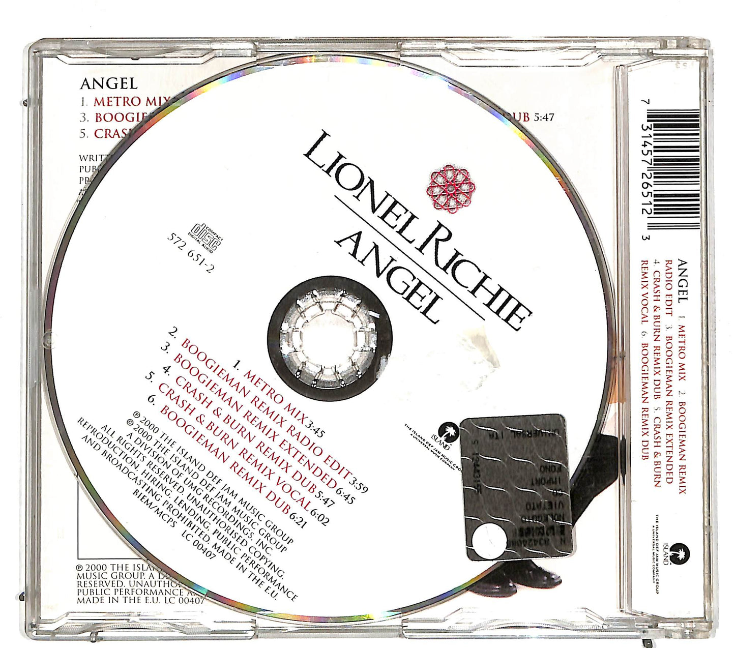 EBOND Lionel Richie - Angel CD CD110312