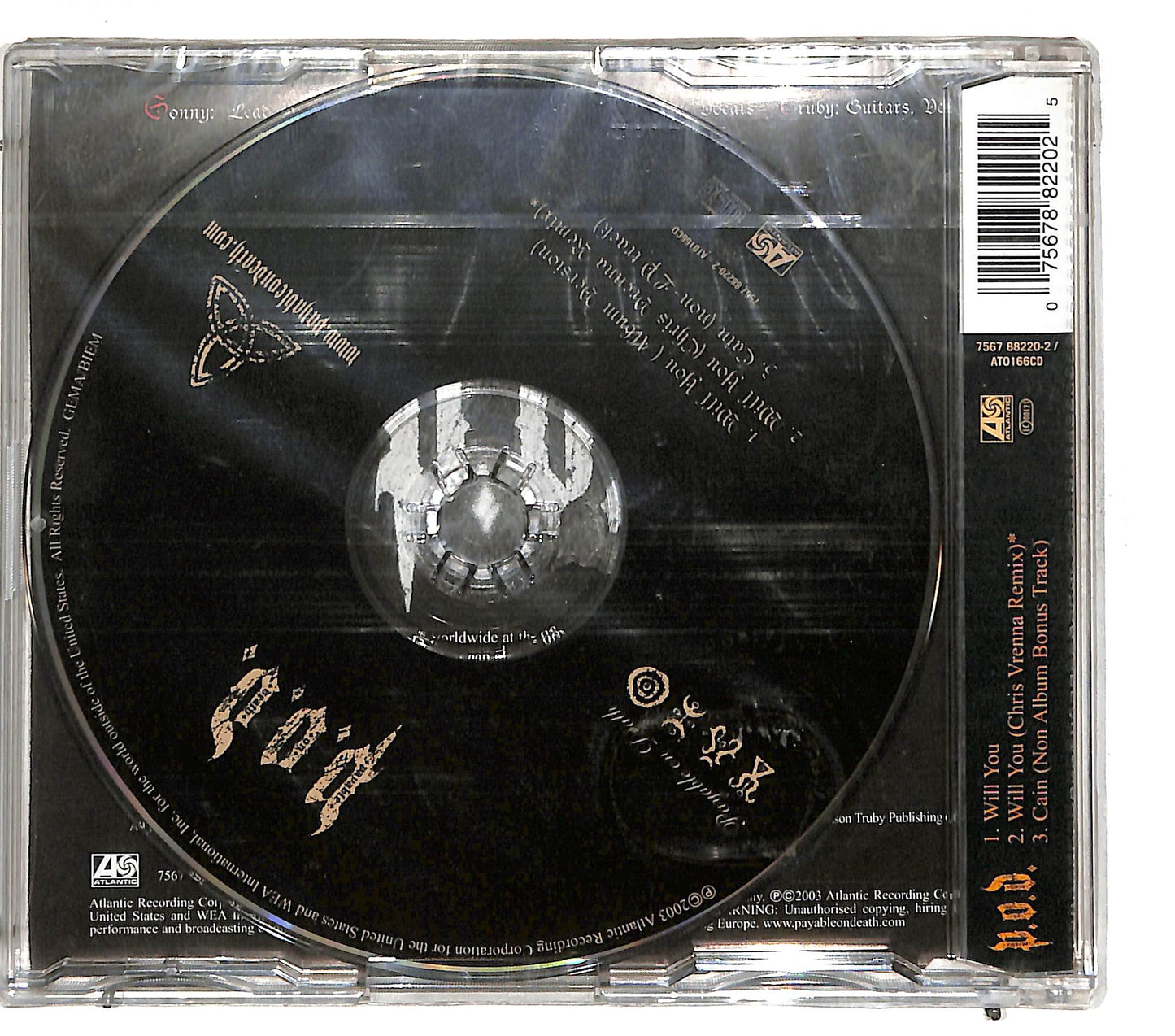 EBOND P.O.D. - Will You CD CD110313