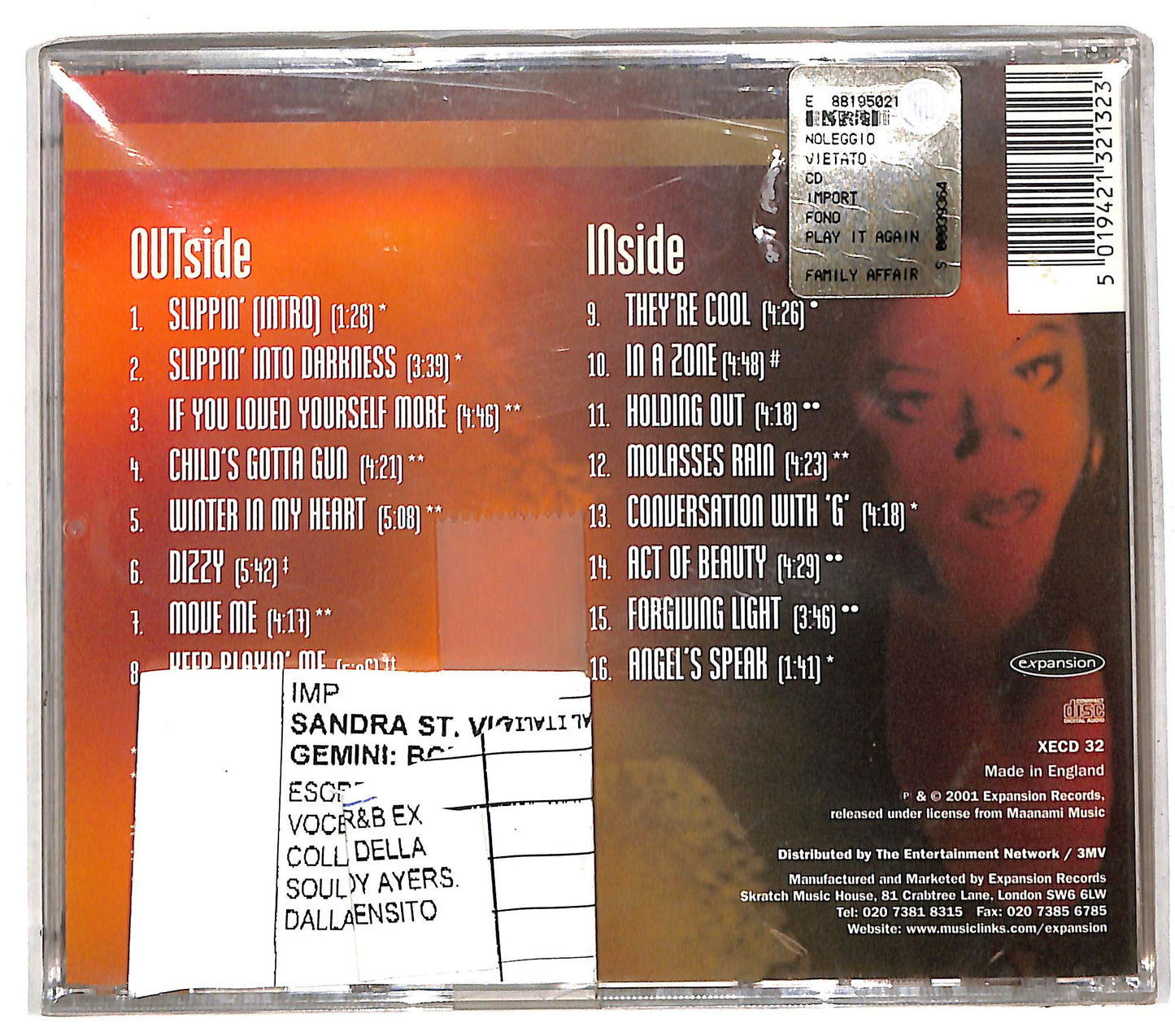 EBOND Sandra St. Victor - Gemini: Both Sides CD CD110346