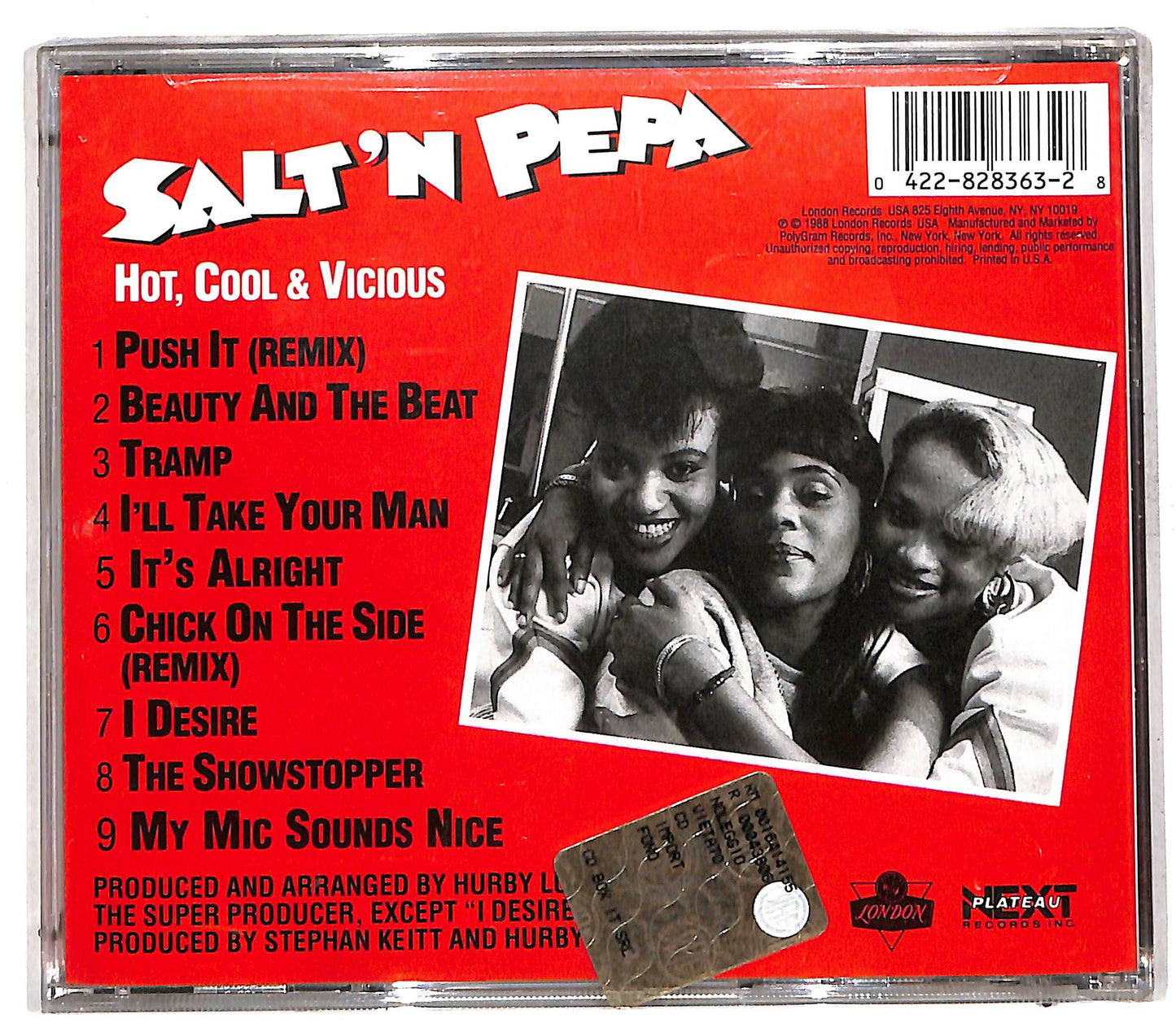 EBOND Salt 'N' Pepa - Hot, Cool & Vicious CD CD110347
