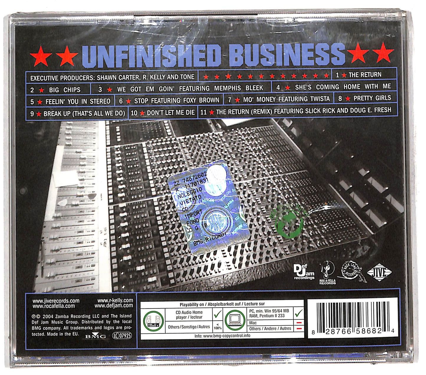 EBOND R. Kelly & Jay-Z - Unfinished Business CD CD110352