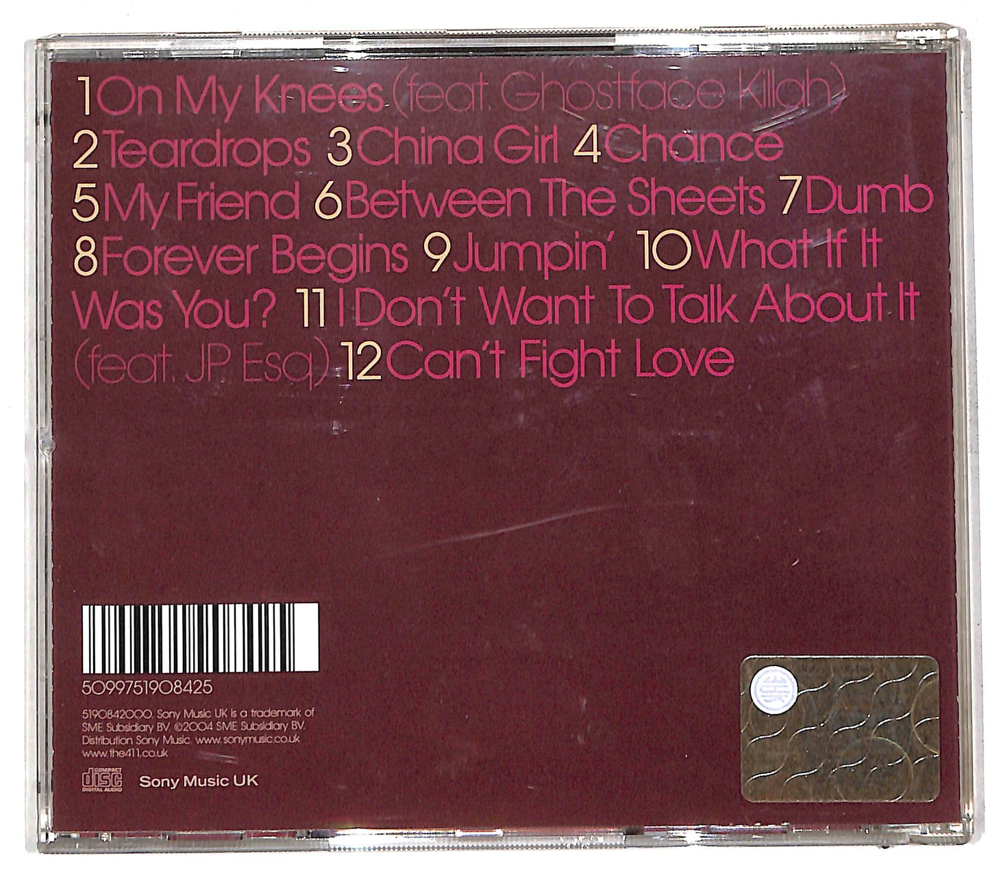 EBOND The 411 - Between The Sheets CD CD110407