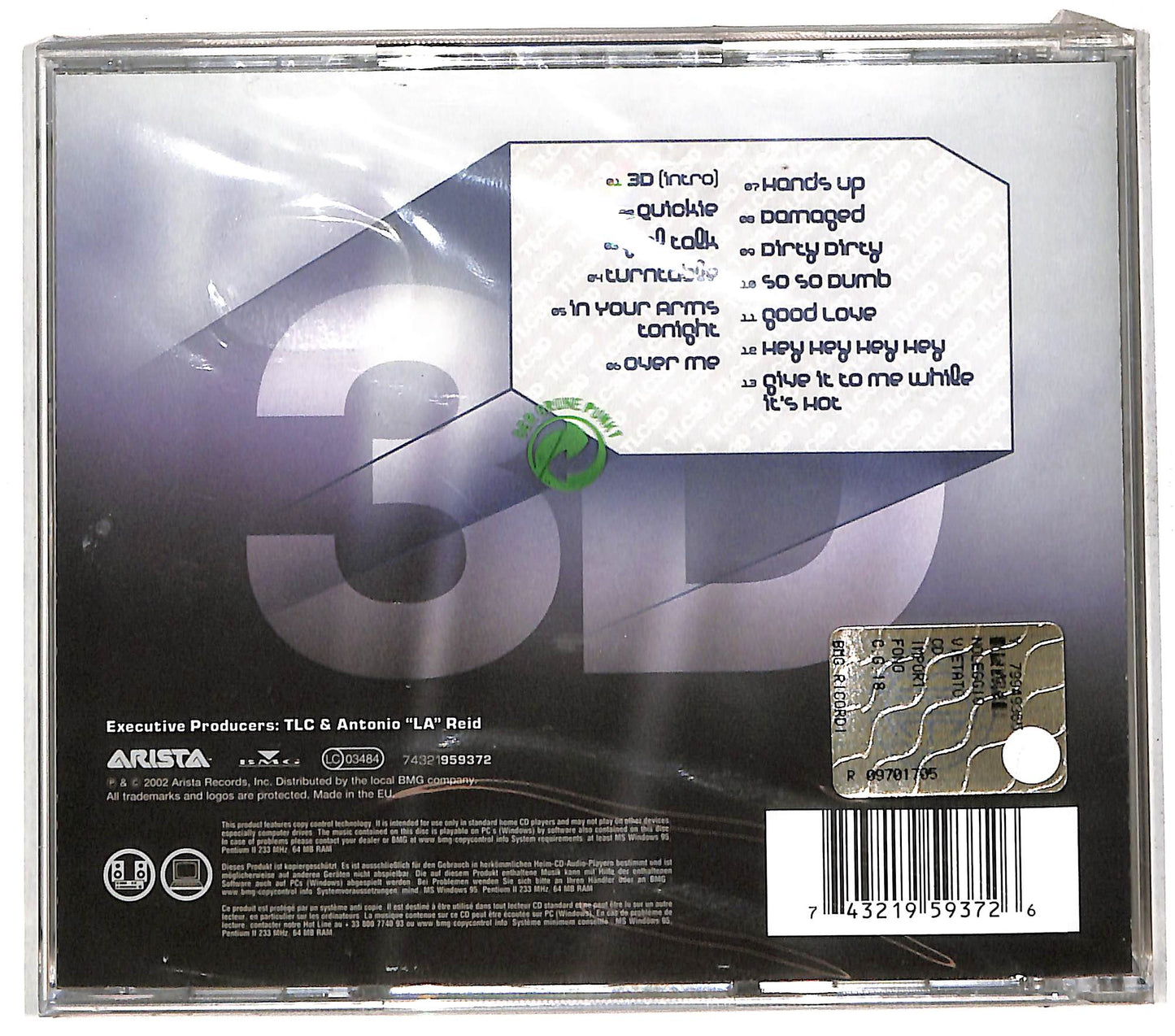 EBOND TLC - 3D CD CD110423