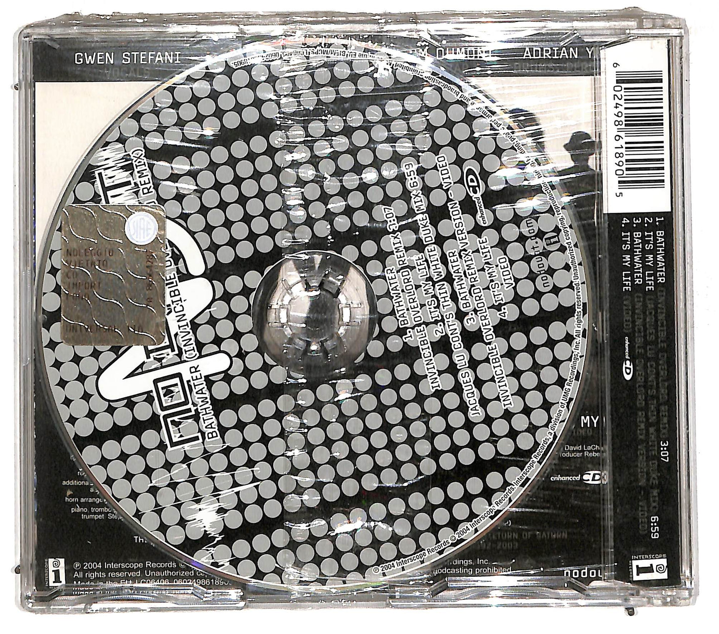 EBOND No Doubt - Bathwater (Invincible Overlord Remix) CD CD110424