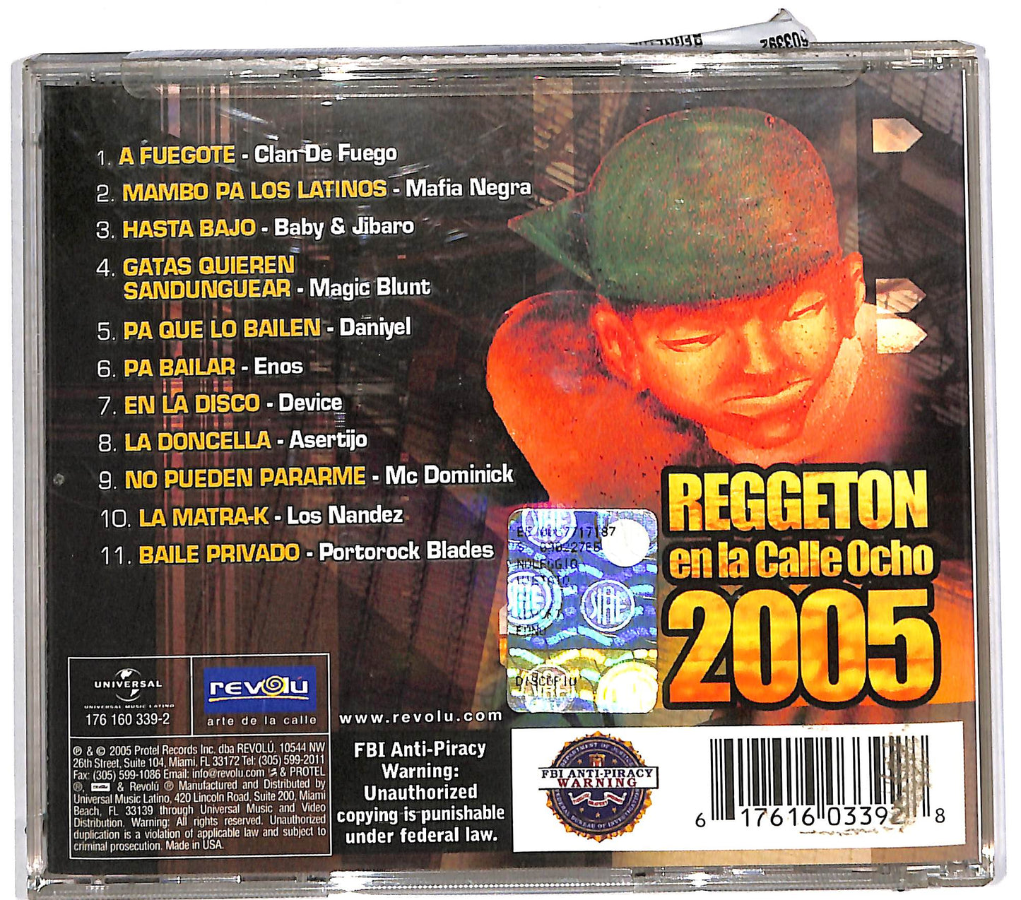 EBOND Various - Reggeton En La Calle Ocho 2005 CD CD110431