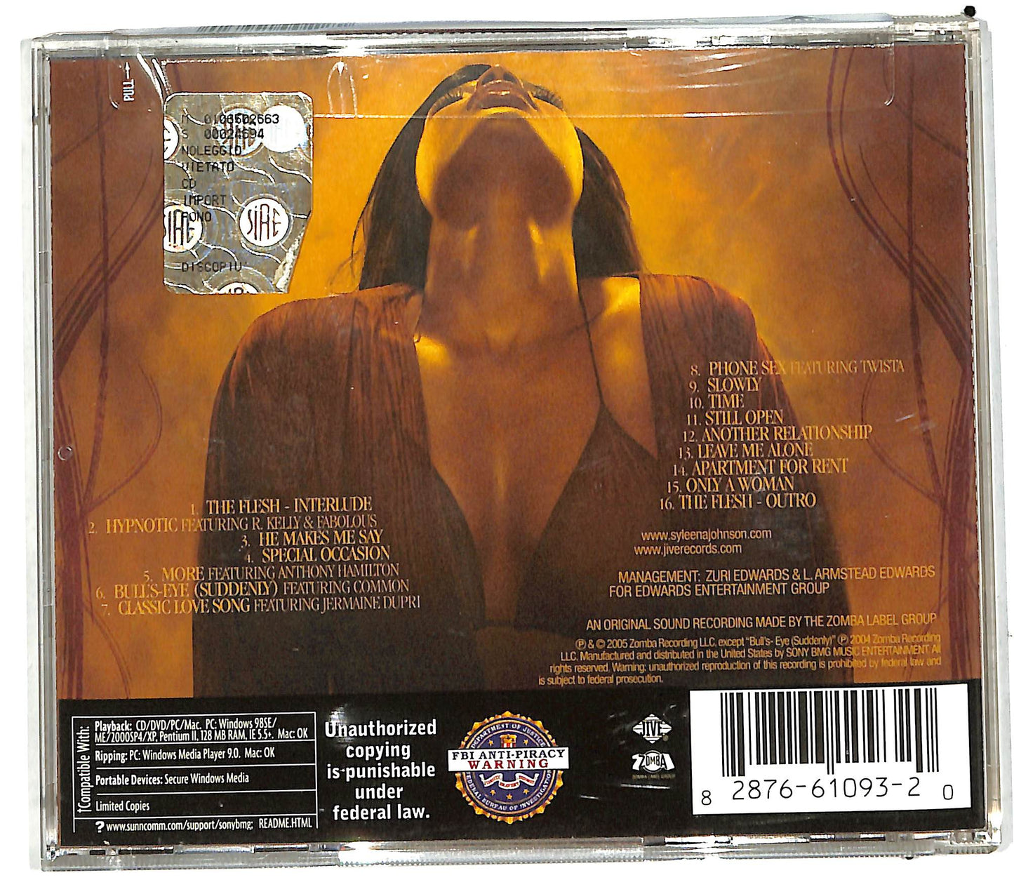 EBOND Syleena Johnson - Chapter 3: The Flesh CD CD110552