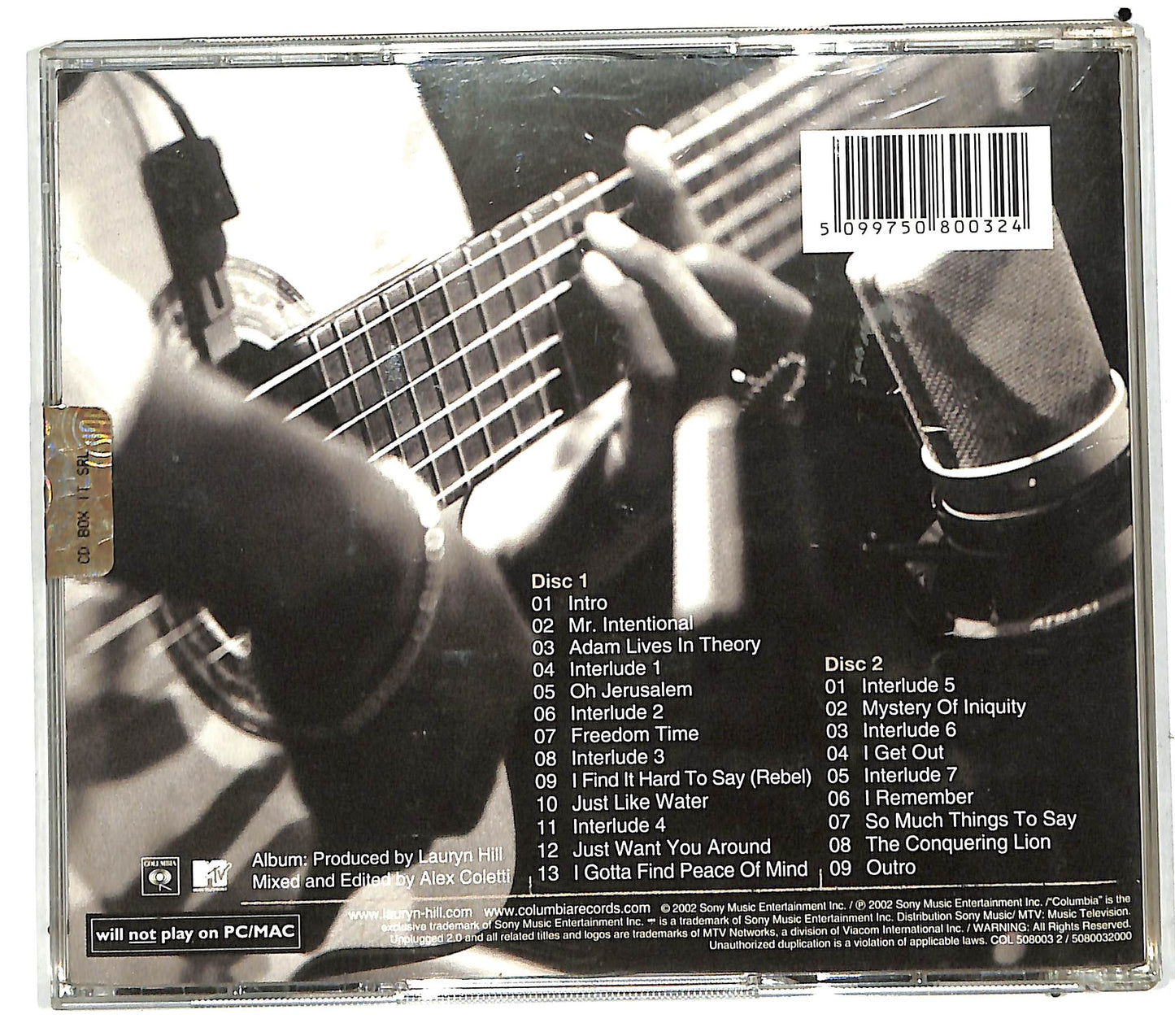 EBOND Lauryn Hill - MTV Unplugged 2.0 CD CD110556