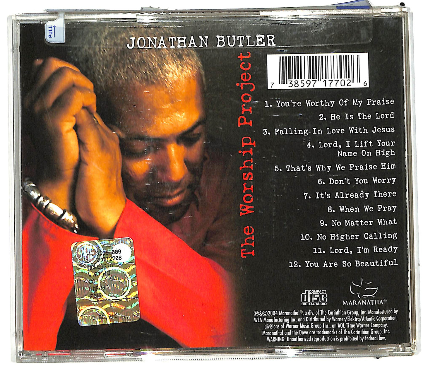 EBOND Jonathan Butler - The Worship Project CD CD110558
