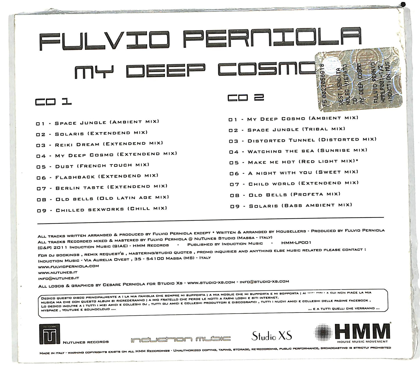 EBOND Fulvio Perniola - My Deep Cosmo CD CD110601