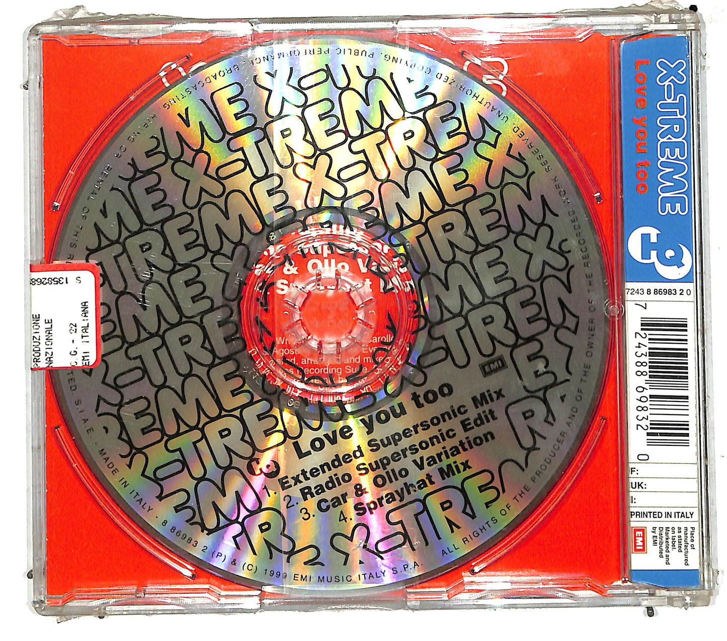 EBOND X-Treme - Love You Too CD CD110640