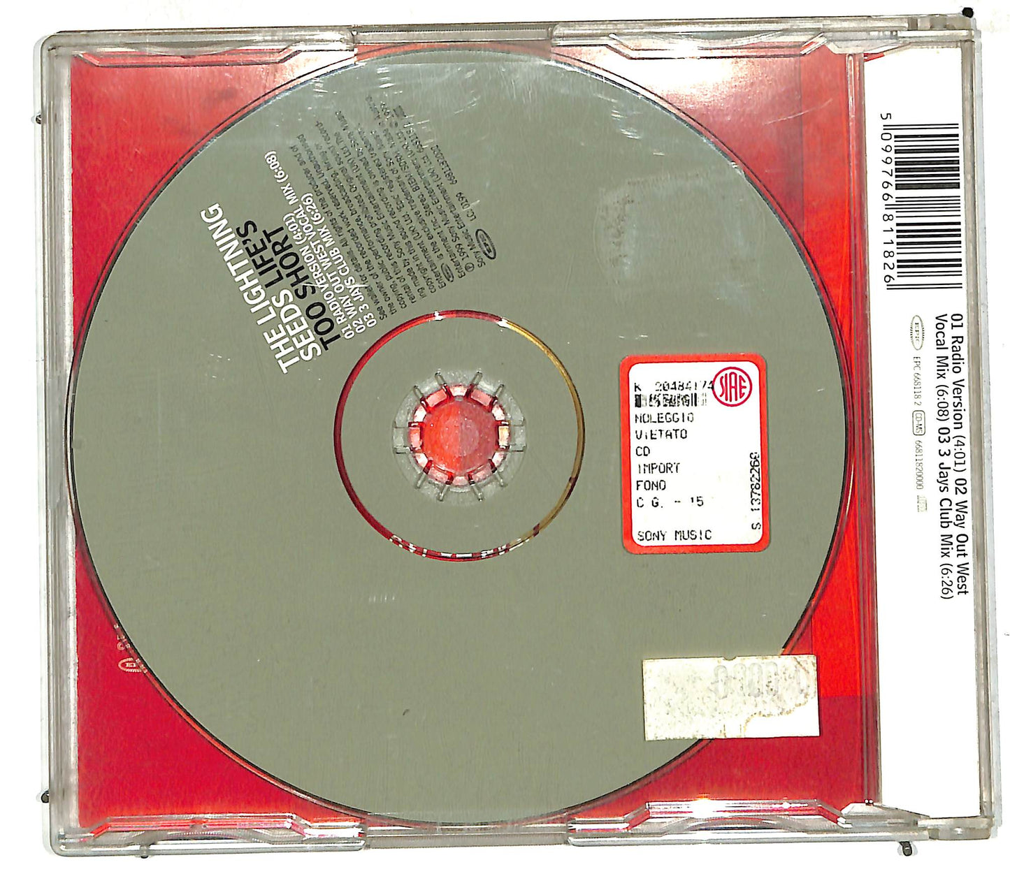 EBOND The Lightning Seeds - Life's Too Short CD CD110721