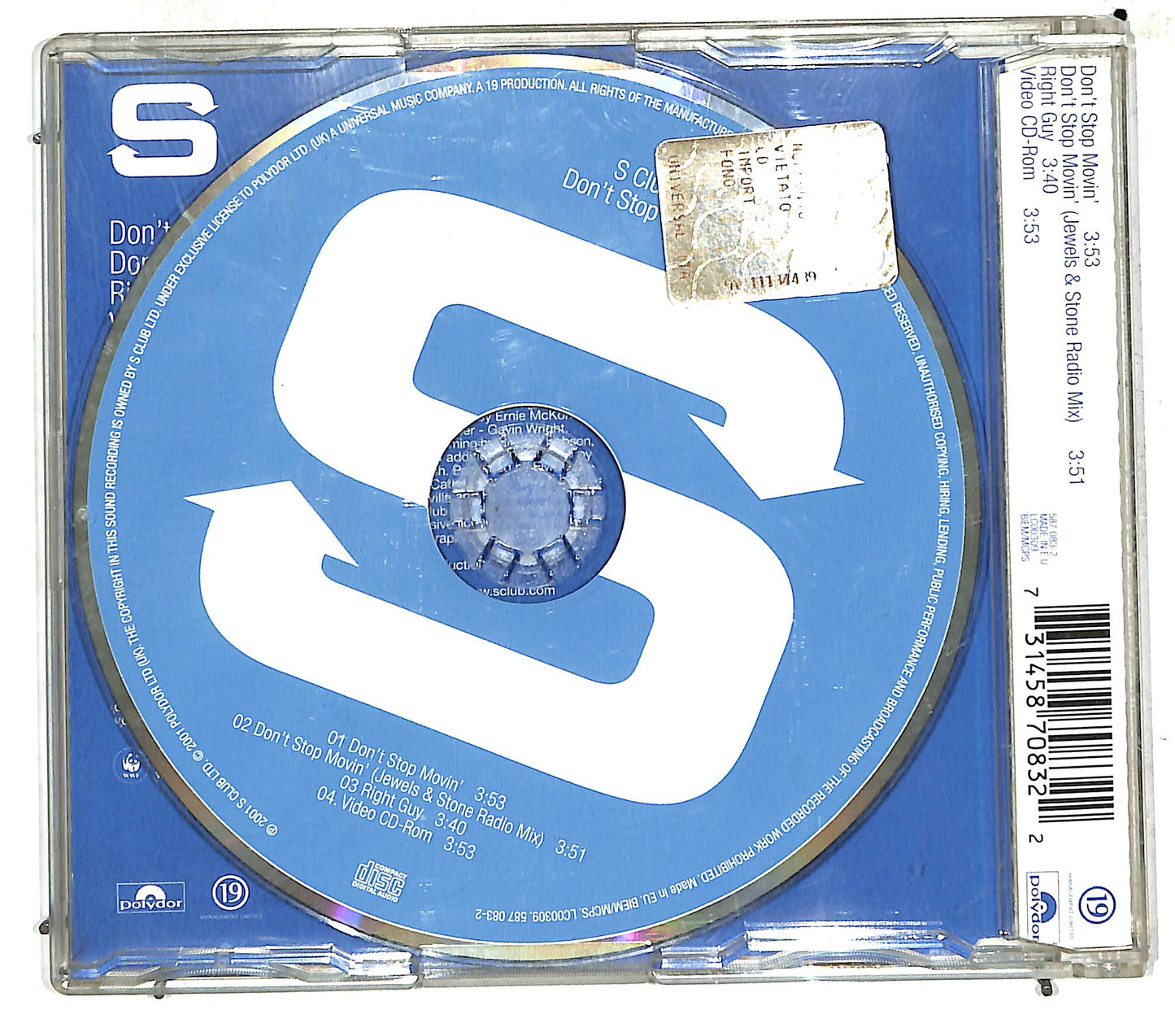 EBOND S Club 7 - Don't Stop Movin' CD CD110737