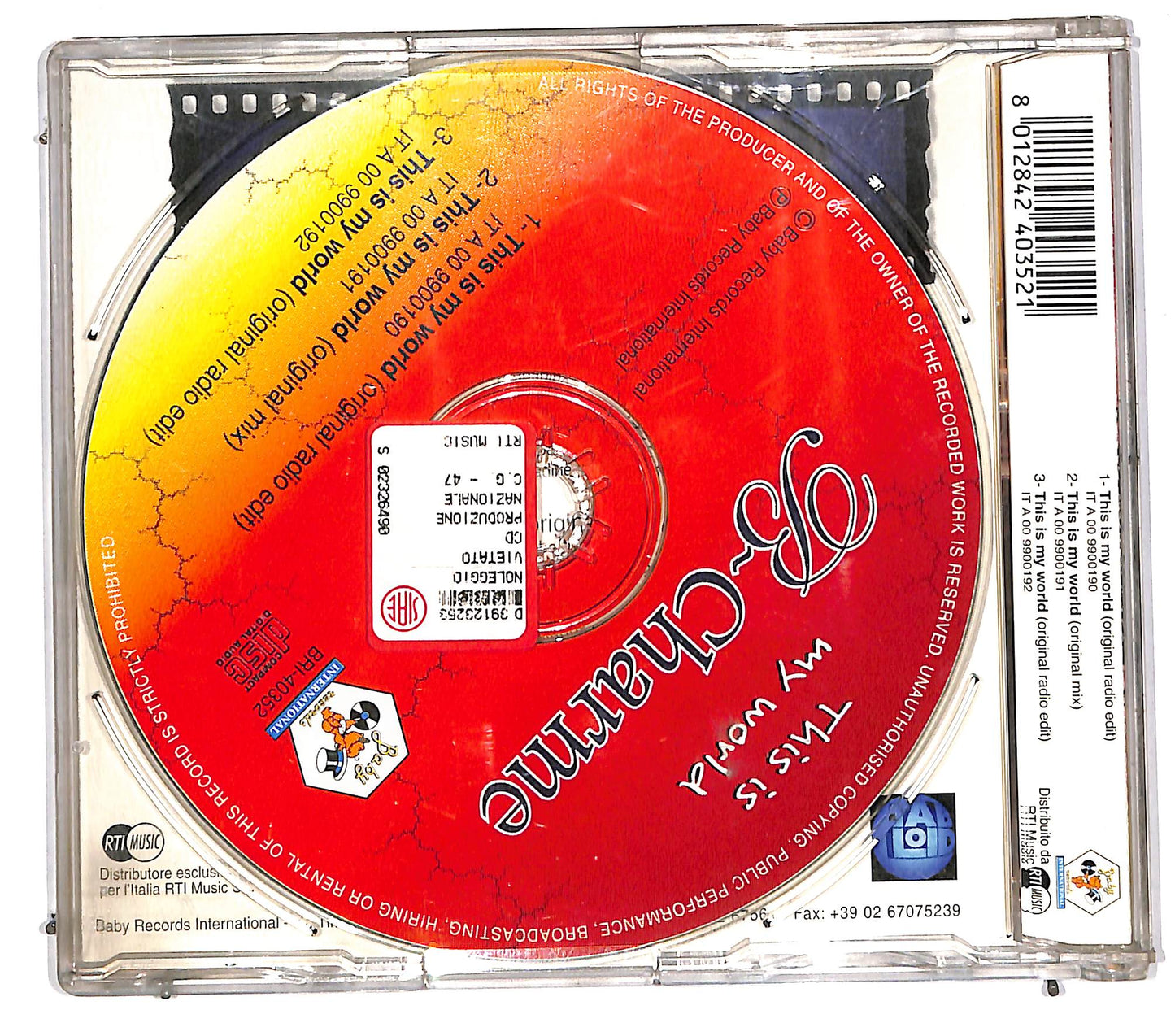 EBOND B-Charme -This Is My World CD CD110760