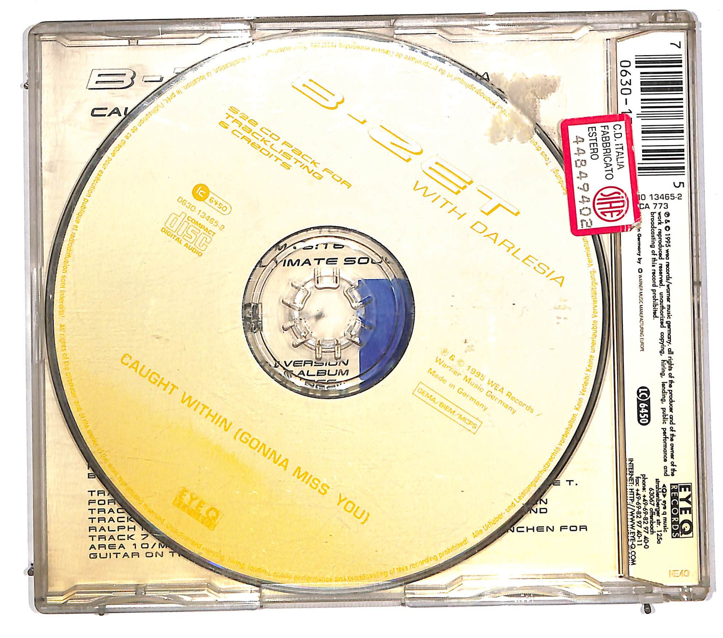 EBOND B-Zet With Darlesia - Caught Within (Gonna Miss You) CD CD110766
