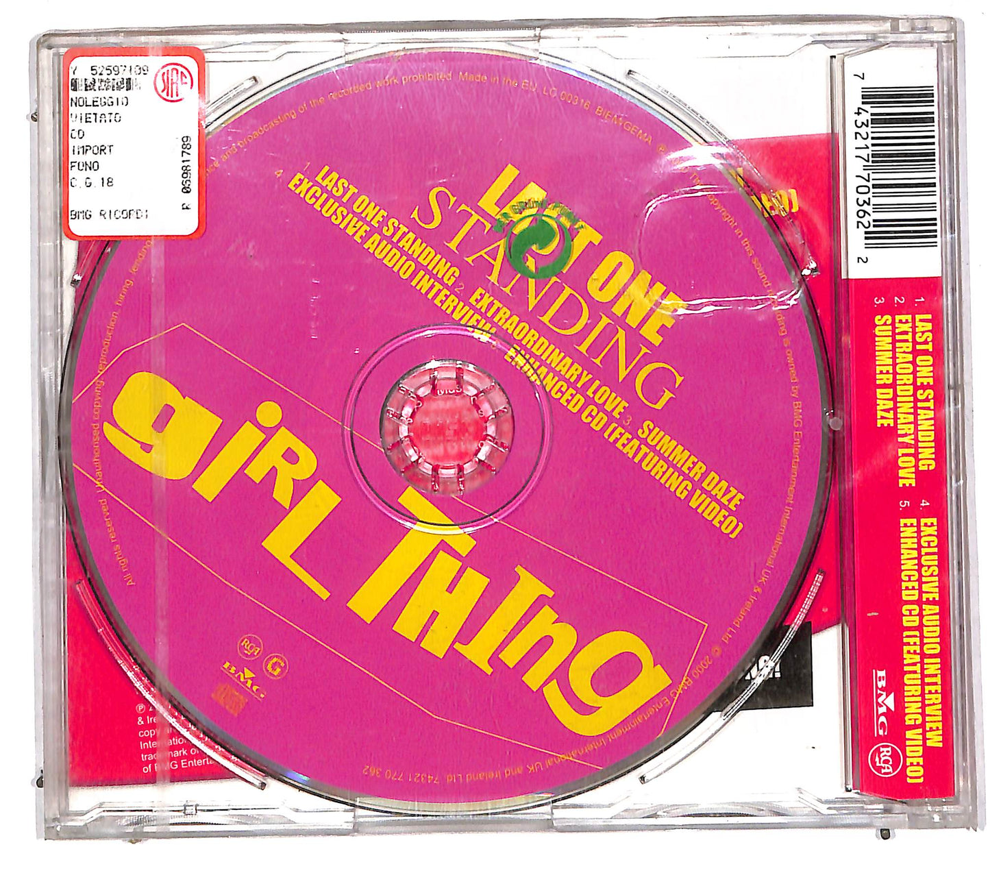 EBOND Girl Thing - Last One Standing CD CD110771