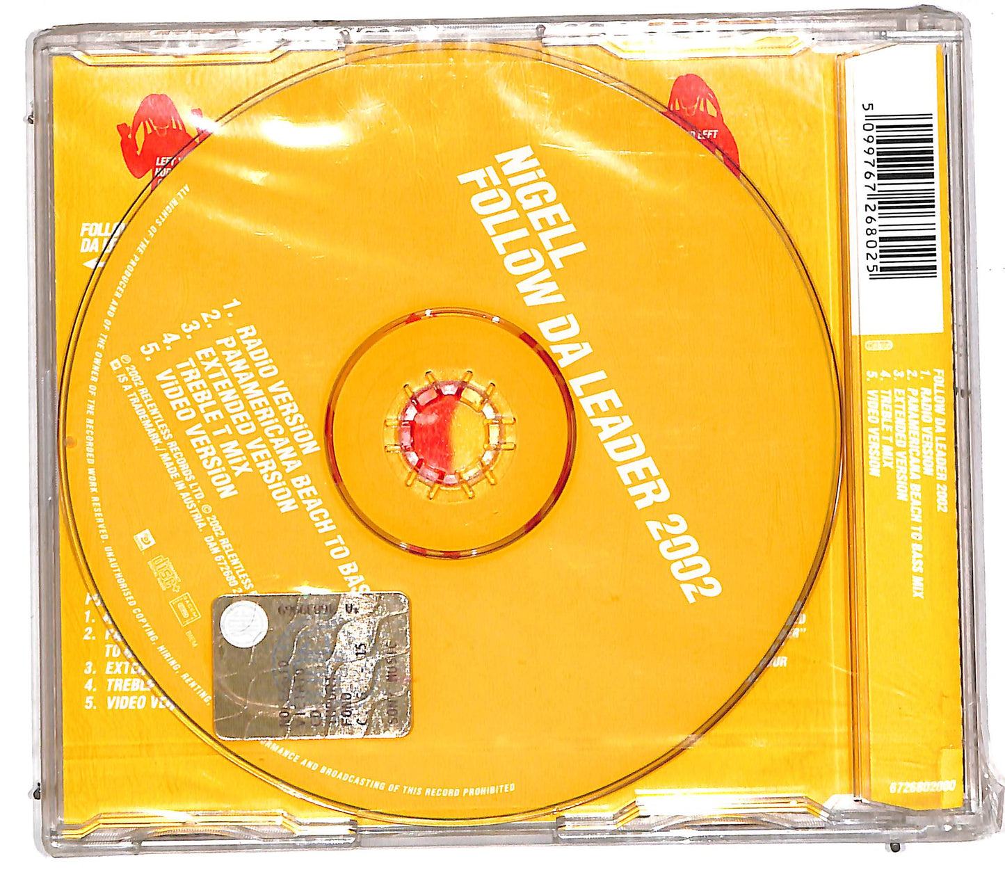 EBOND Nigell - Follow Da Leader 2002 CD CD110779
