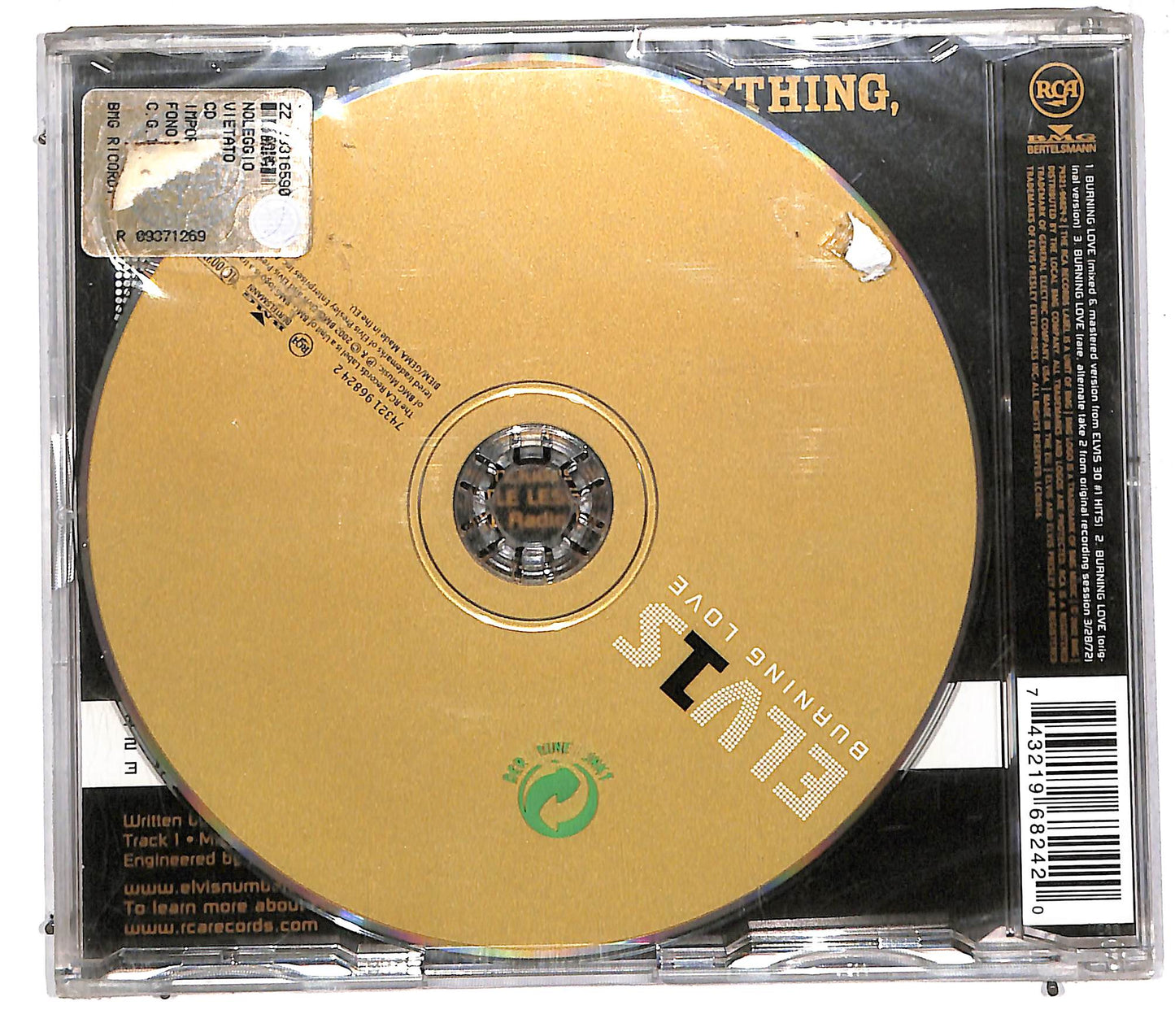 EBOND Elvis Presley - Burning Love CD CD110807