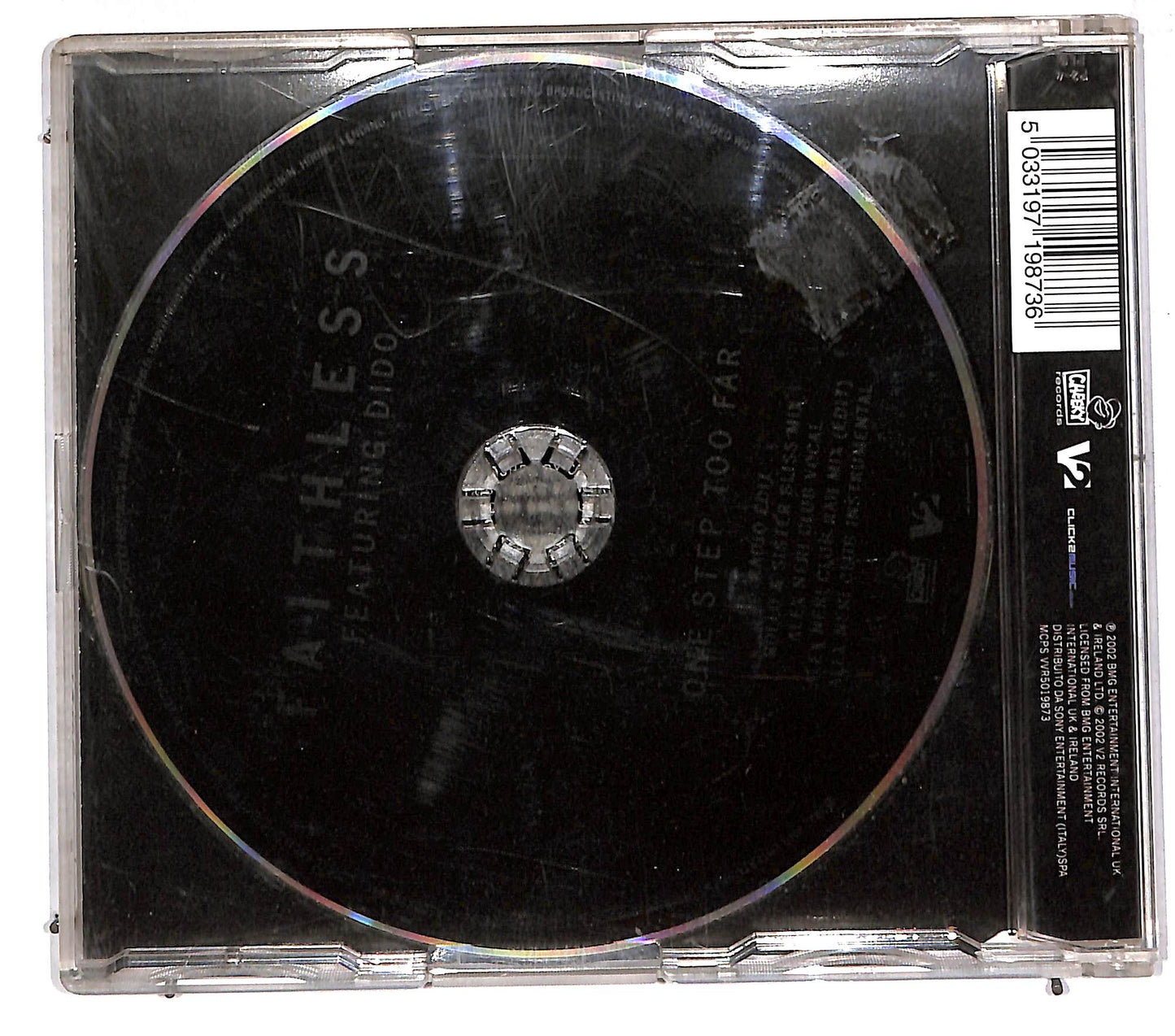 EBOND Faithless Featuring Dido - One Step Too Far CD CD110808