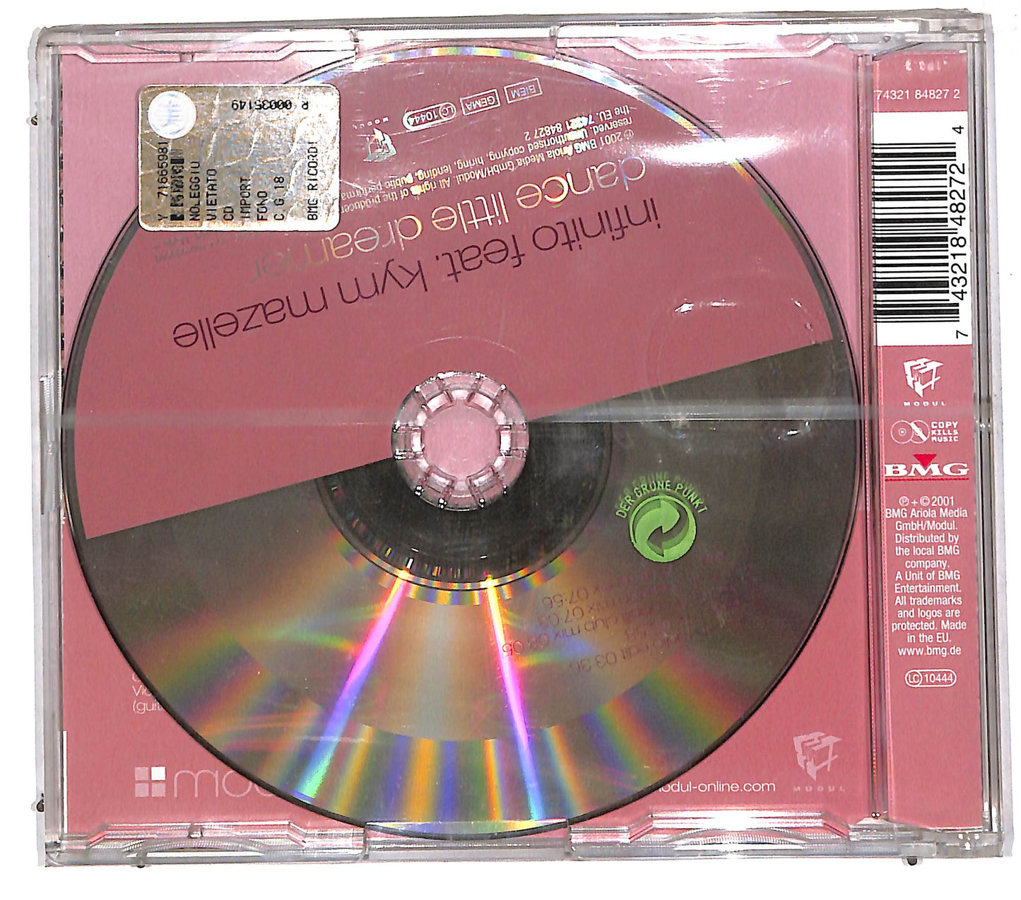 EBOND Infinito feat. Kym Mazelle - Dance Little Dreamer CD CD110811